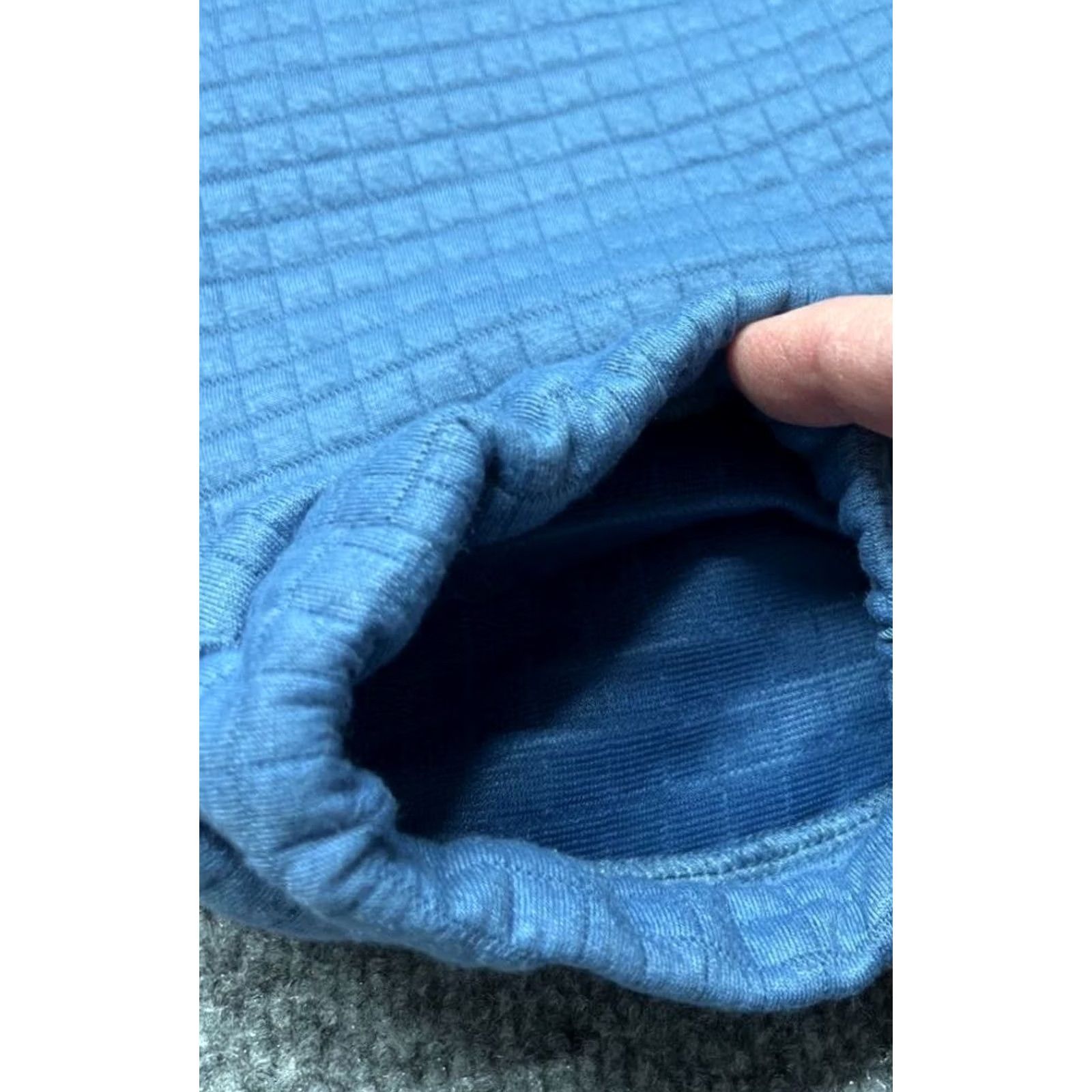 Vintage Rue21 Boyfriend Jogger Pants Womens S Blue Pockets Elastic Waist Quilted New Size 26" / US 2 / IT 38 - 4 Thumbnail