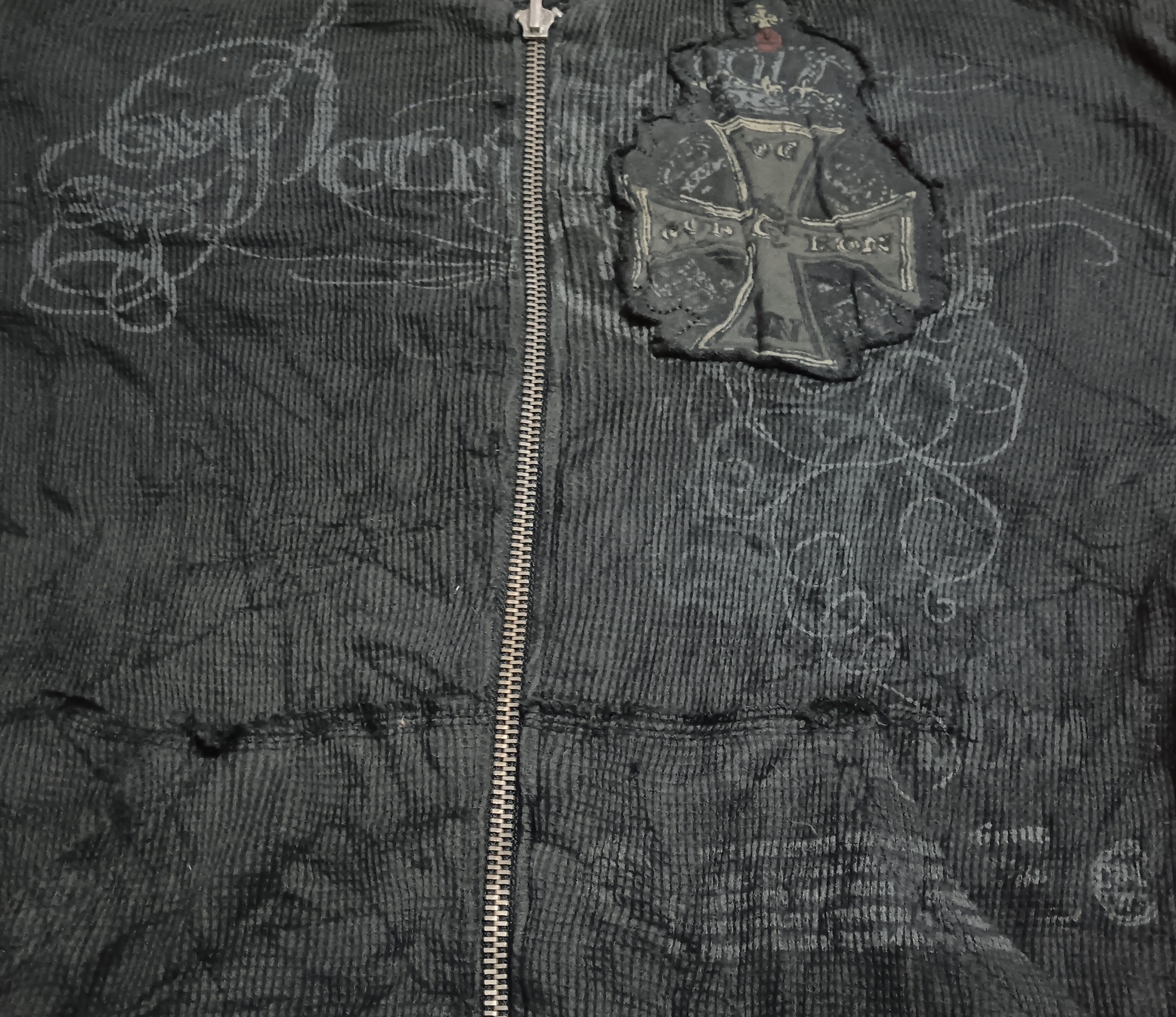 Japanese Brand × Monarchy MONARCHY EMBROIDERED REVERSIBLE HOODIE Size US L / EU 52-54 / 3 - 8 Thumbnail