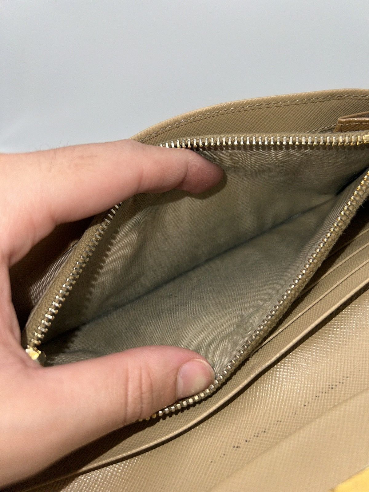 Prada Prada Large Saffiano Leather Wallet Size ONE SIZE - 14 Thumbnail