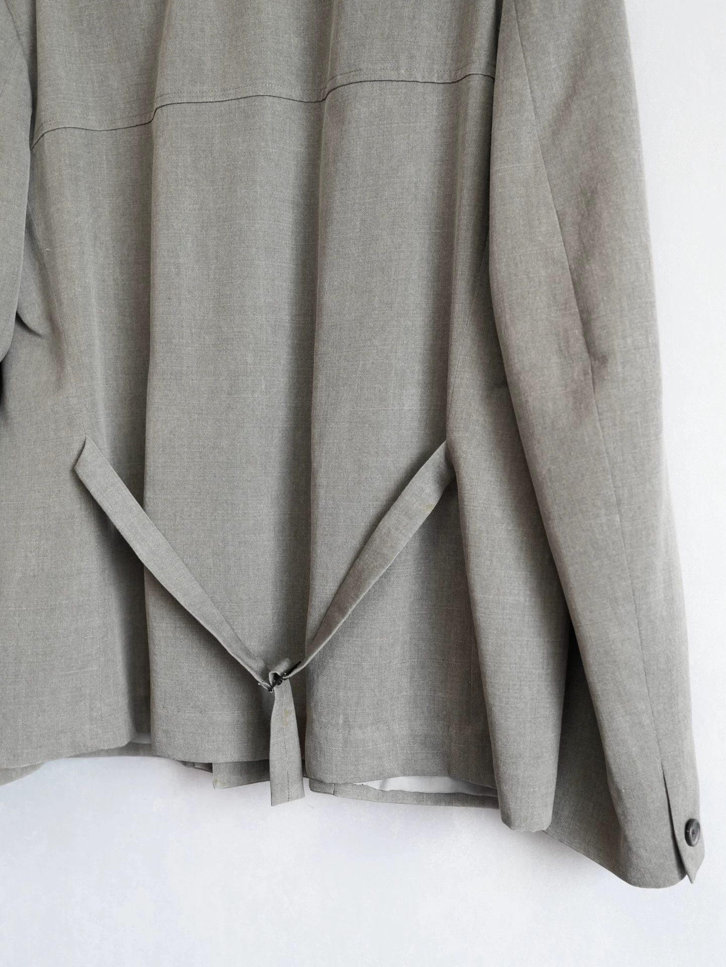 Yohji Yamamoto Yohji Yamamoto 95SS Double Breasted Cement Gray Jacket M Size US M / EU 48-50 / 2 - 7 Thumbnail