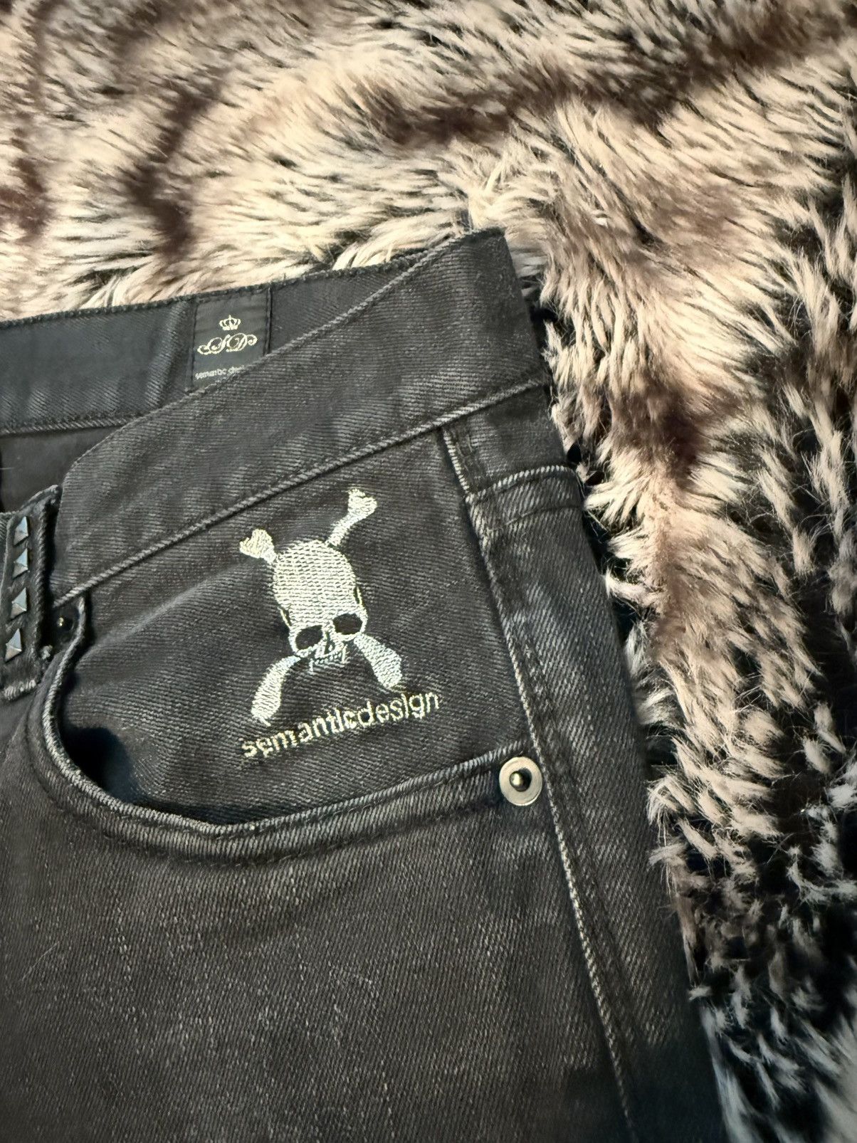 semanticdesign Semantic Design, black Denim jeans Size US 32 / EU 48 - 2 Thumbnail