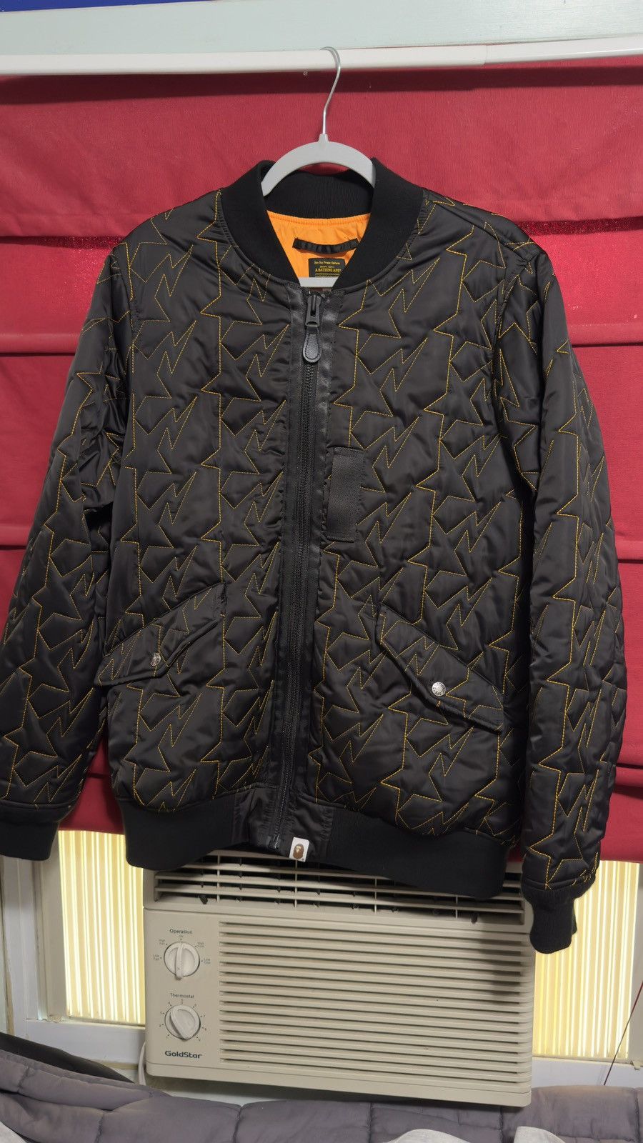 Bape A Bathing Ape Bapesta Quilted Bomber Size US L / EU 52-54 / 3 - 1 Thumbnail