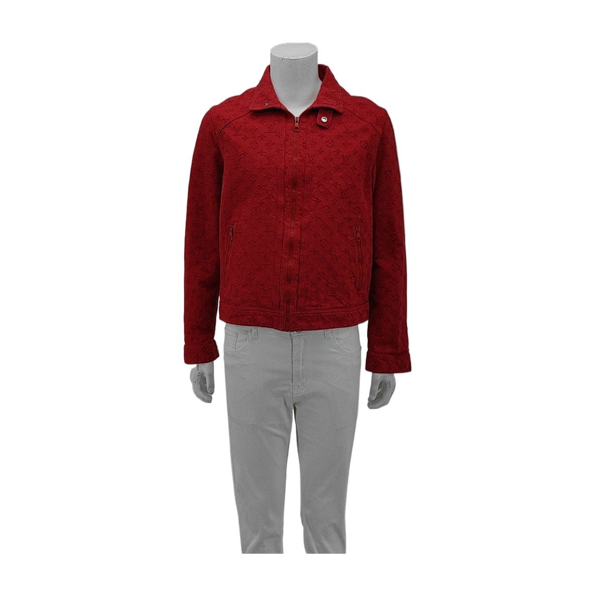 Louis Vuitton Louis Vuitton Monogram Cotton Jacket Red Size M Size US M / EU 48-50 / 2 - 1 Thumbnail