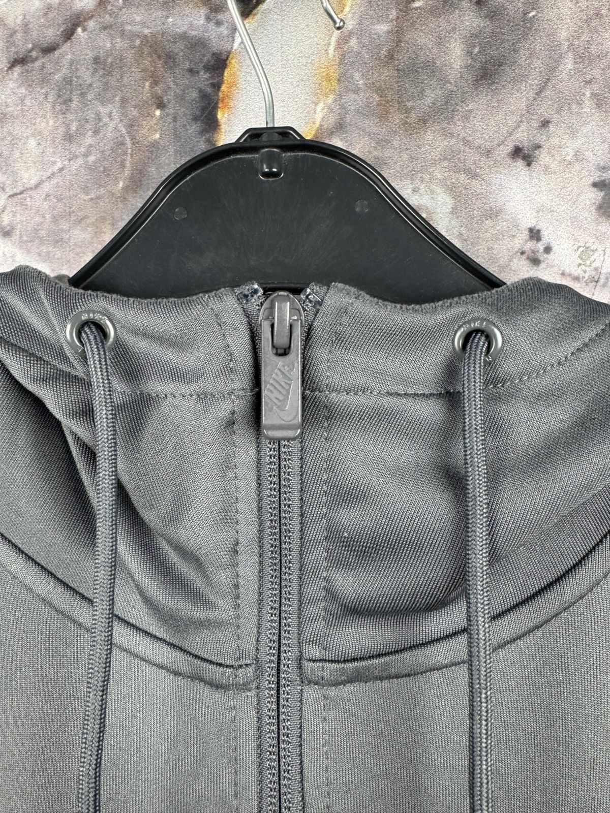 Nike Nike Repeat Swoosh Full Zip Hoodie Grey Black Track Jacket Size US M / EU 48-50 / 2 - 8 Thumbnail