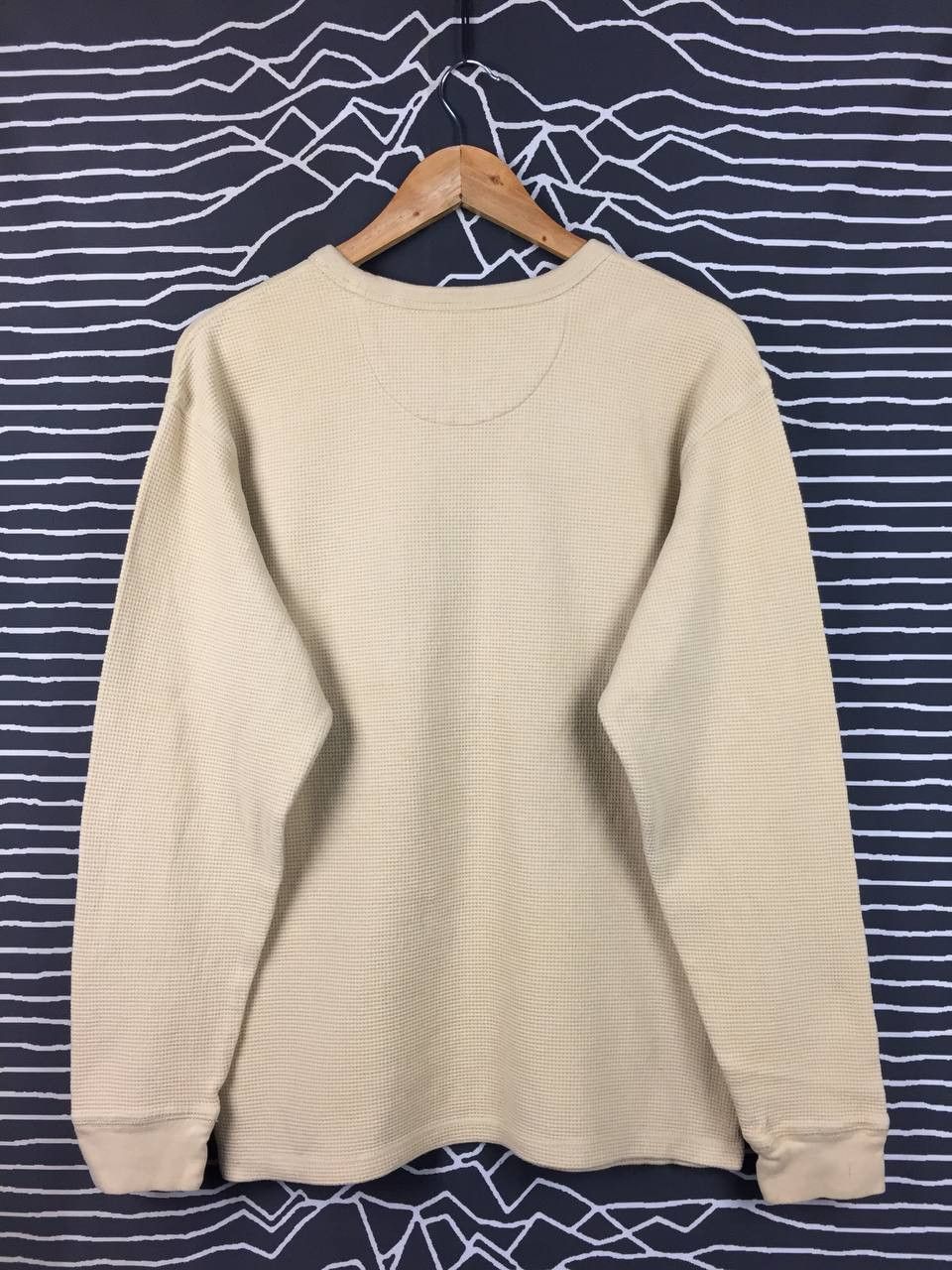 Vans Vans Off The Wall Waffle Knit Classic Fit Long Sleeve Tee Size US M / EU 48-50 / 2 - 6 Thumbnail