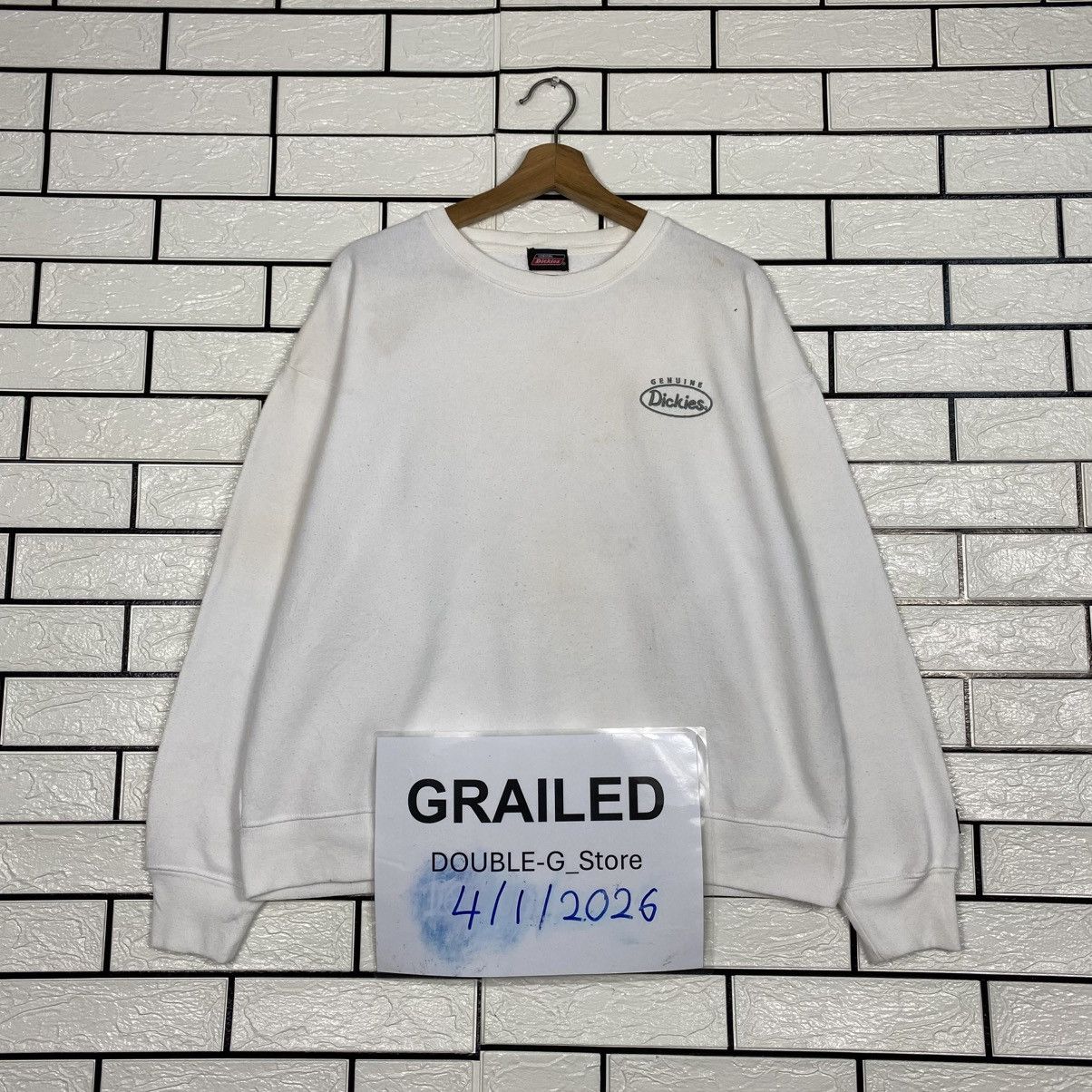 Japanese Brand 📌Vintage Chore Sweatshirt Genuine Dickies Big Logo Size US L / EU 52-54 / 3 - 1 Thumbnail