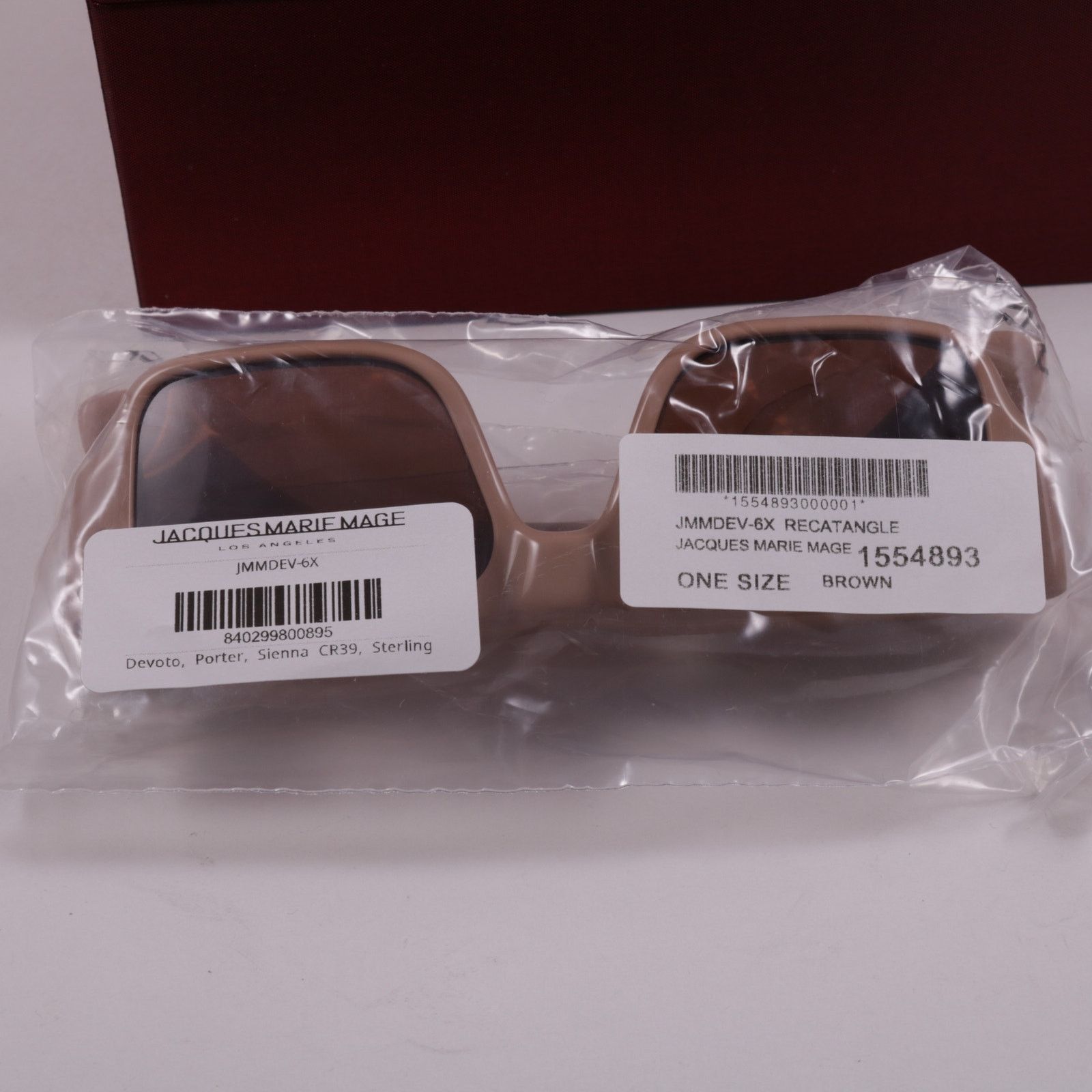 Jacques Marie Mage Jacques Marie Mage Devoto Sunglasses Porter 64/250 Brand New Size ONE SIZE - 8 Thumbnail