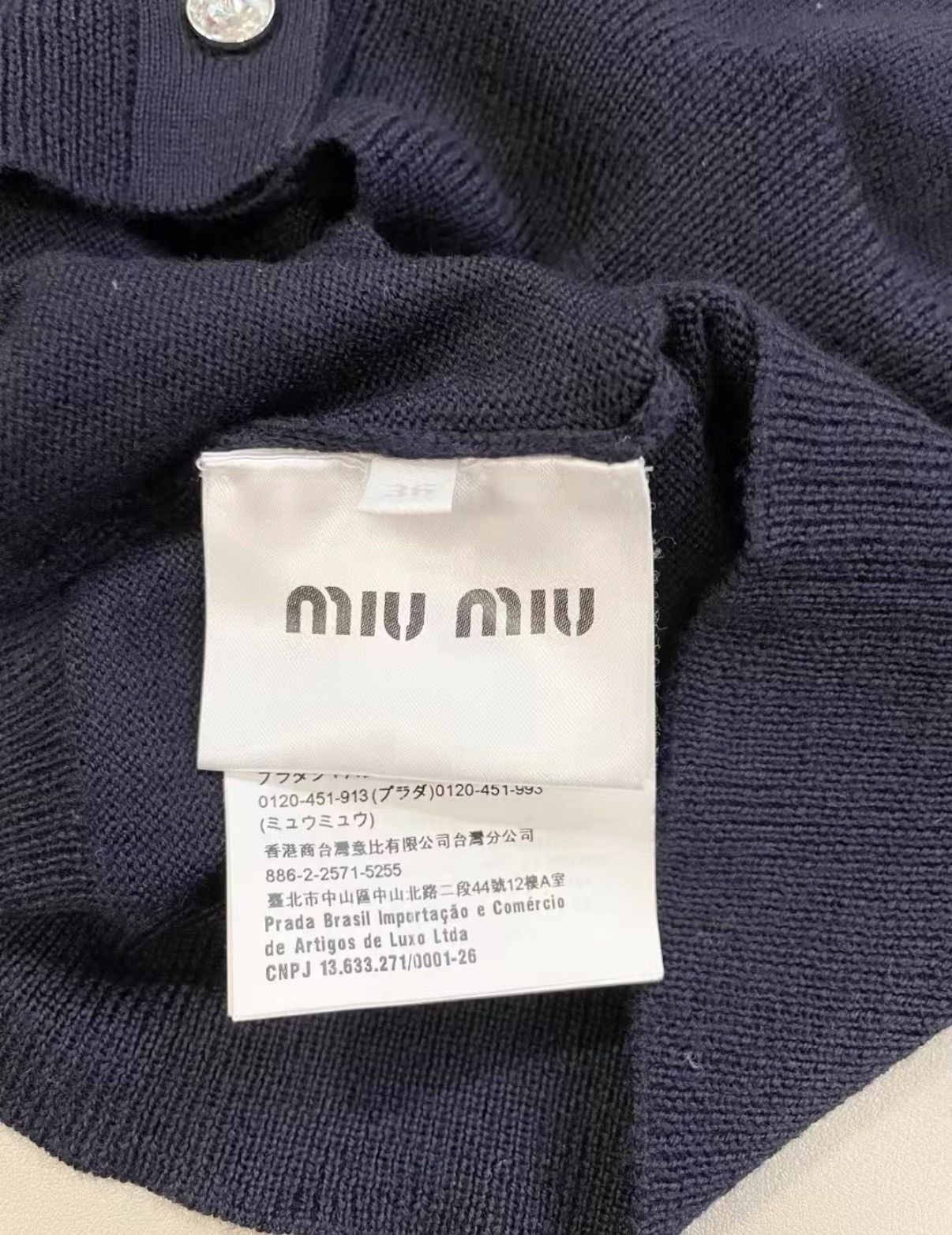 Miu Miu Miu Miu Cashmere Cardigan Sweater Coat J33 Size XS / US 0-2 / IT 36-38 - 6 Thumbnail