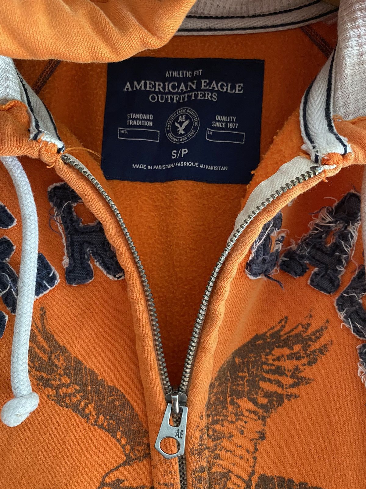 If Six Was Nine × Japanese Brand × Le Grande Bleu (L.G.B.) Vintage american eagle distressed zip hoodie Size US M / EU 48-50 / 2 - 3 Thumbnail