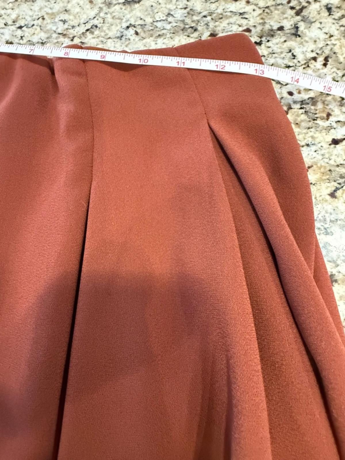 Other Uniqlo pleated midi skirt in a reddish brown SZ 6 Size 28" / US 6 / IT 42 - 5 Thumbnail