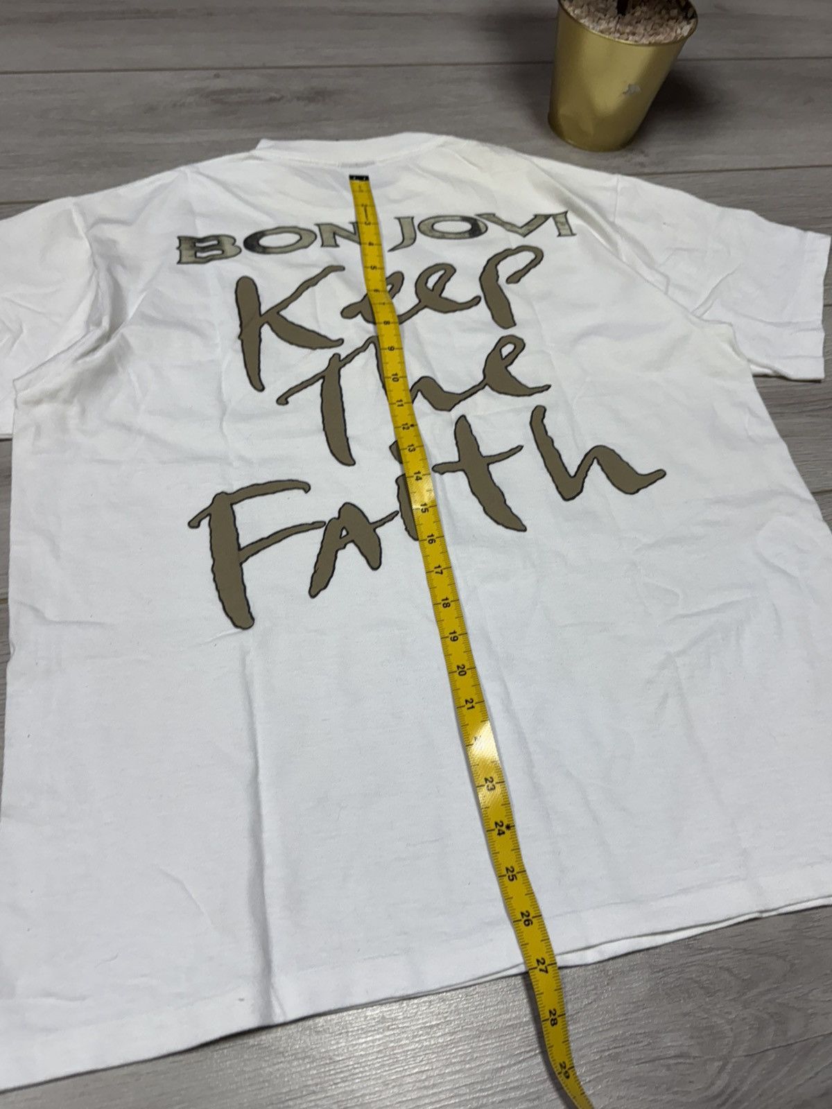 Bon Jovi Bon Jovi 1992 Keep the Faith vintage t shirt Acme Australia Size US L / EU 52-54 / 3 - 14 Thumbnail