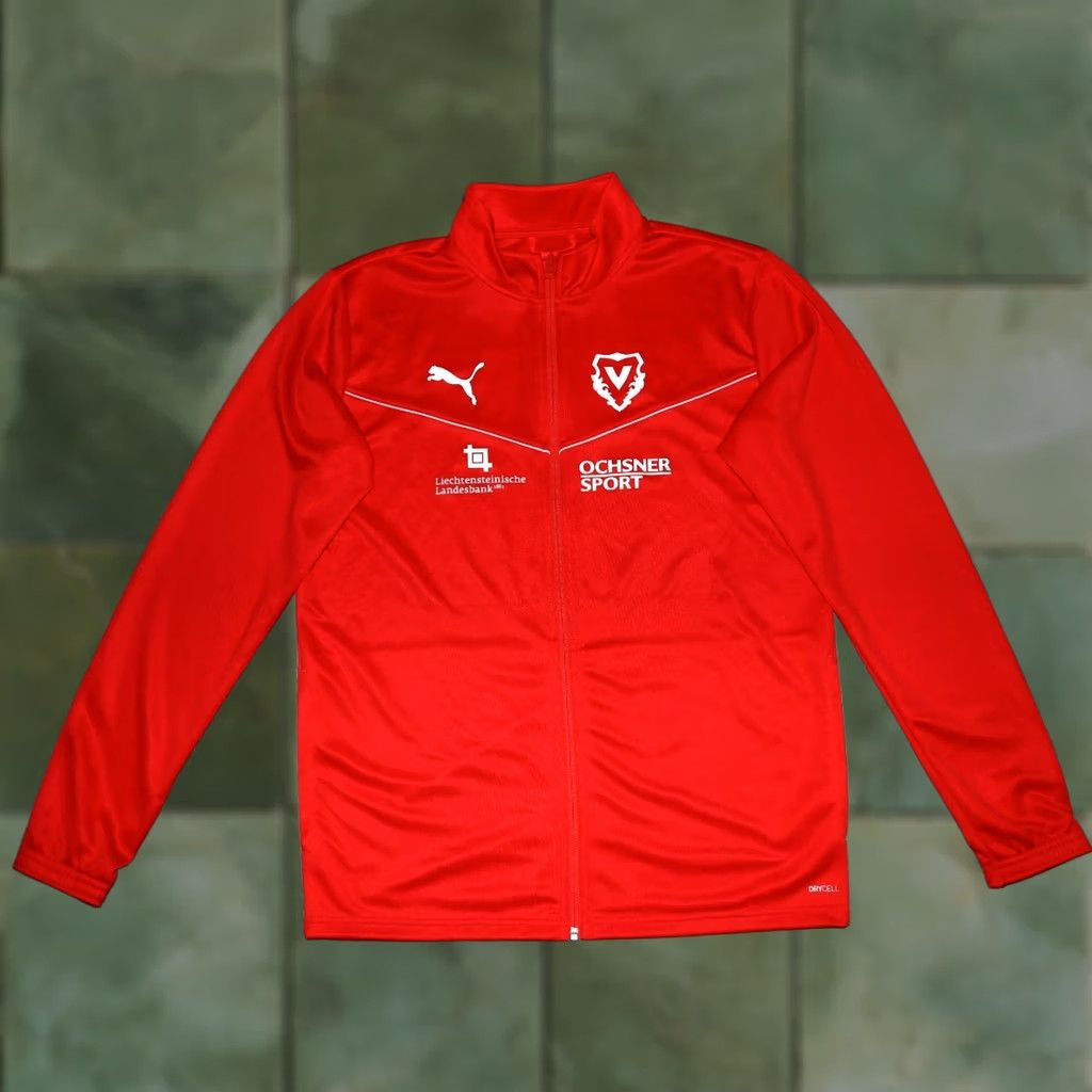 Puma VINTAGE PUMA FC VADUZ TRAINING FOOTBALL SOCCER TRACK TOP MENS MEDIUM Jacket Size US M / EU 48-50 / 2 - 1 Thumbnail