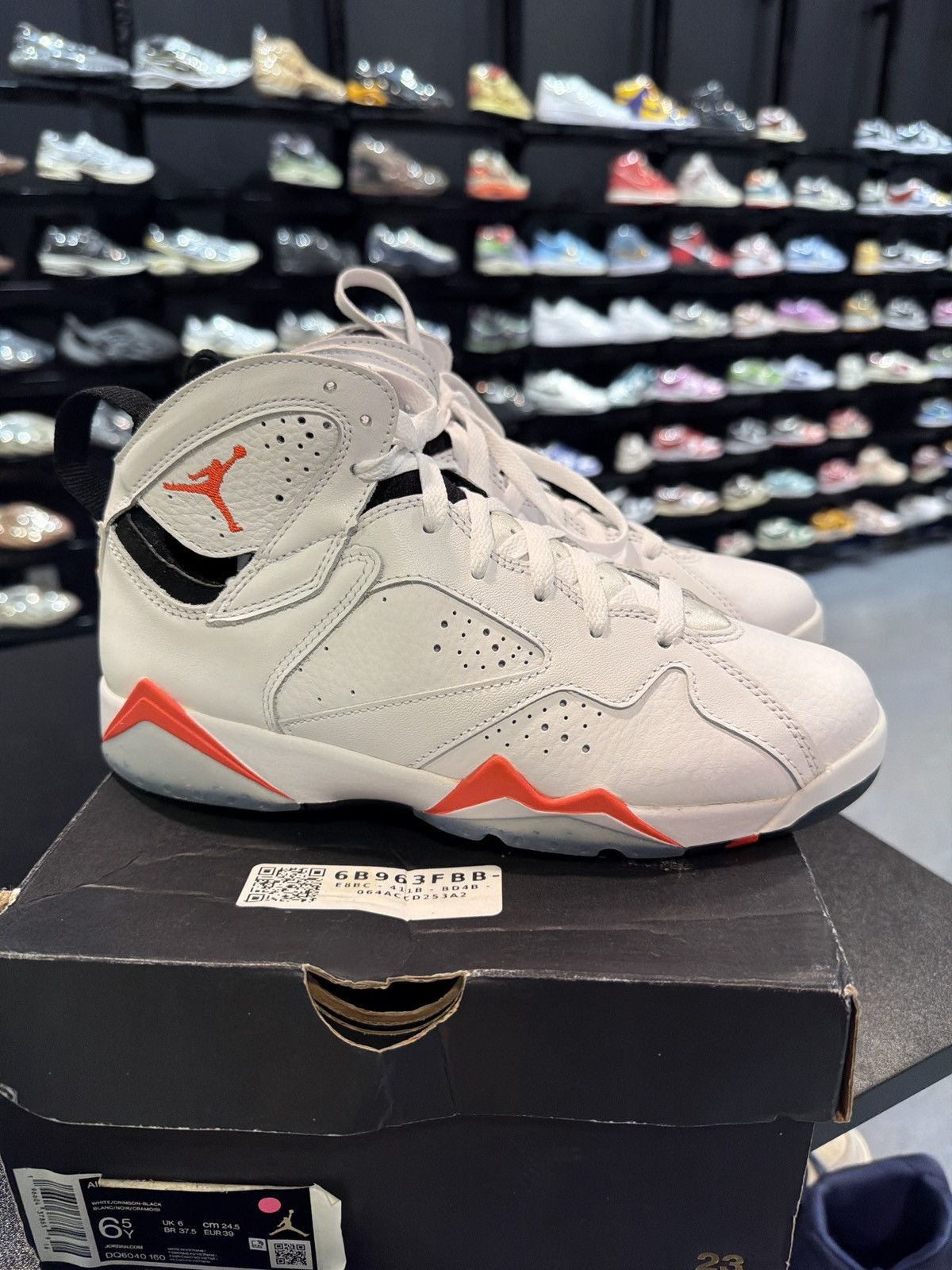 Jordan Brand Jordan 7 Infrared Size-6.5y Brand New Quick Shipping Size US 6.5 / EU 39-40 - 4 Thumbnail