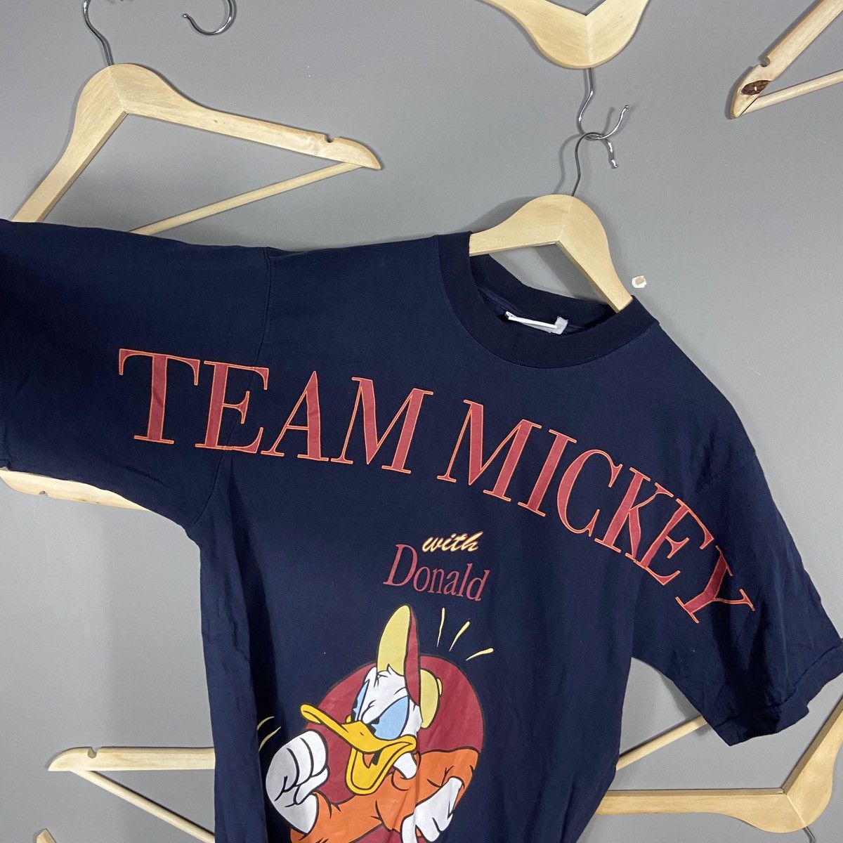 Disney × Vintage Vintage Disneyland Team Mickey with Donald t-shirt Size US L / EU 52-54 / 3 - 4 Thumbnail