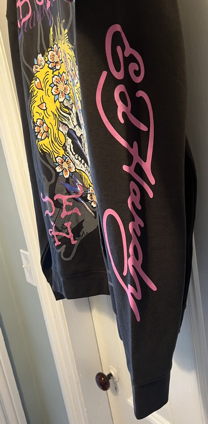Ed Hardy Authentic Ed Hardy skull blonde flower wig hoodie multicolor Size US L / EU 52-54 / 3 - 2 Thumbnail