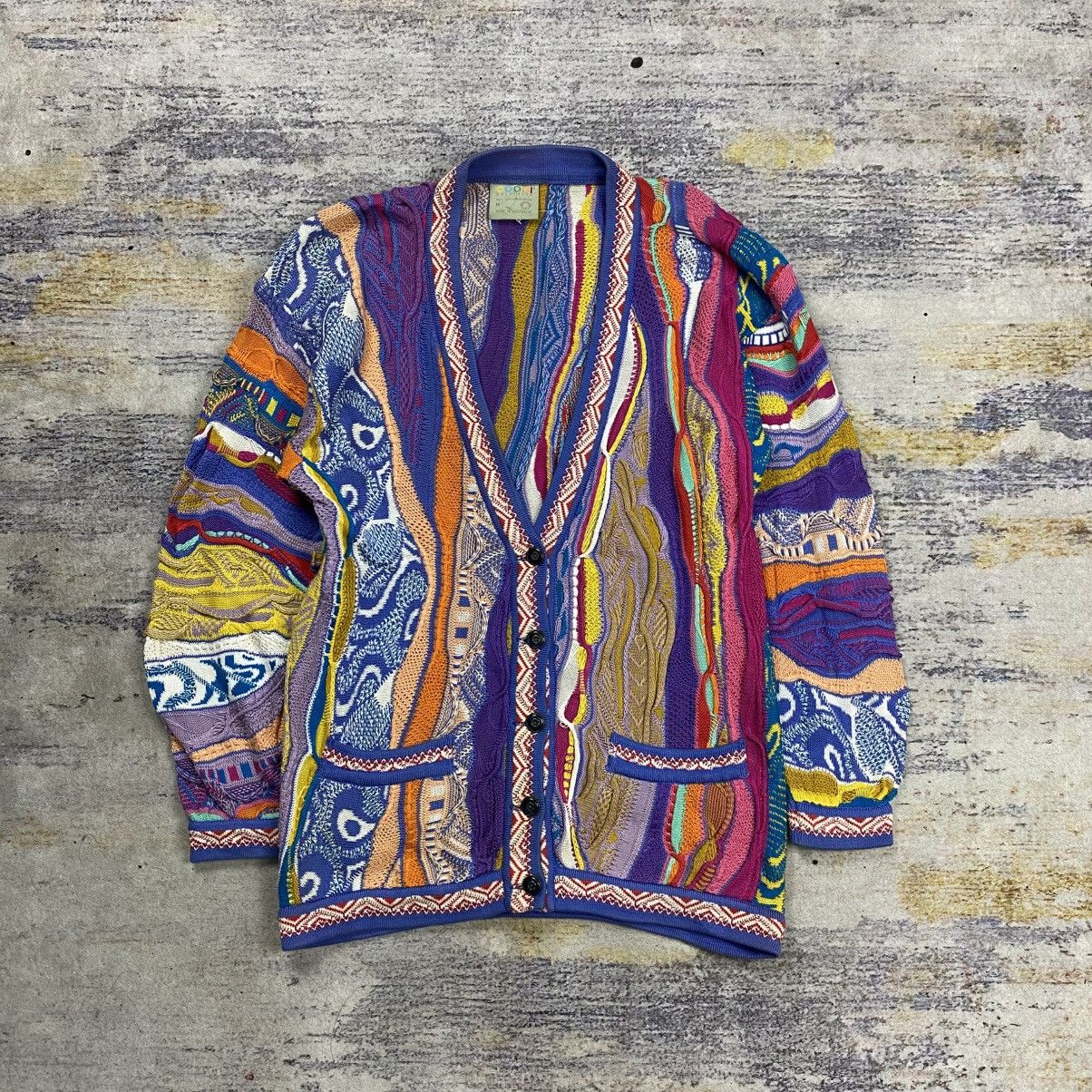 Coogi Vintage coogi cable knit sweater cardigan Size US M / EU 48-50 / 2 - 1 Thumbnail