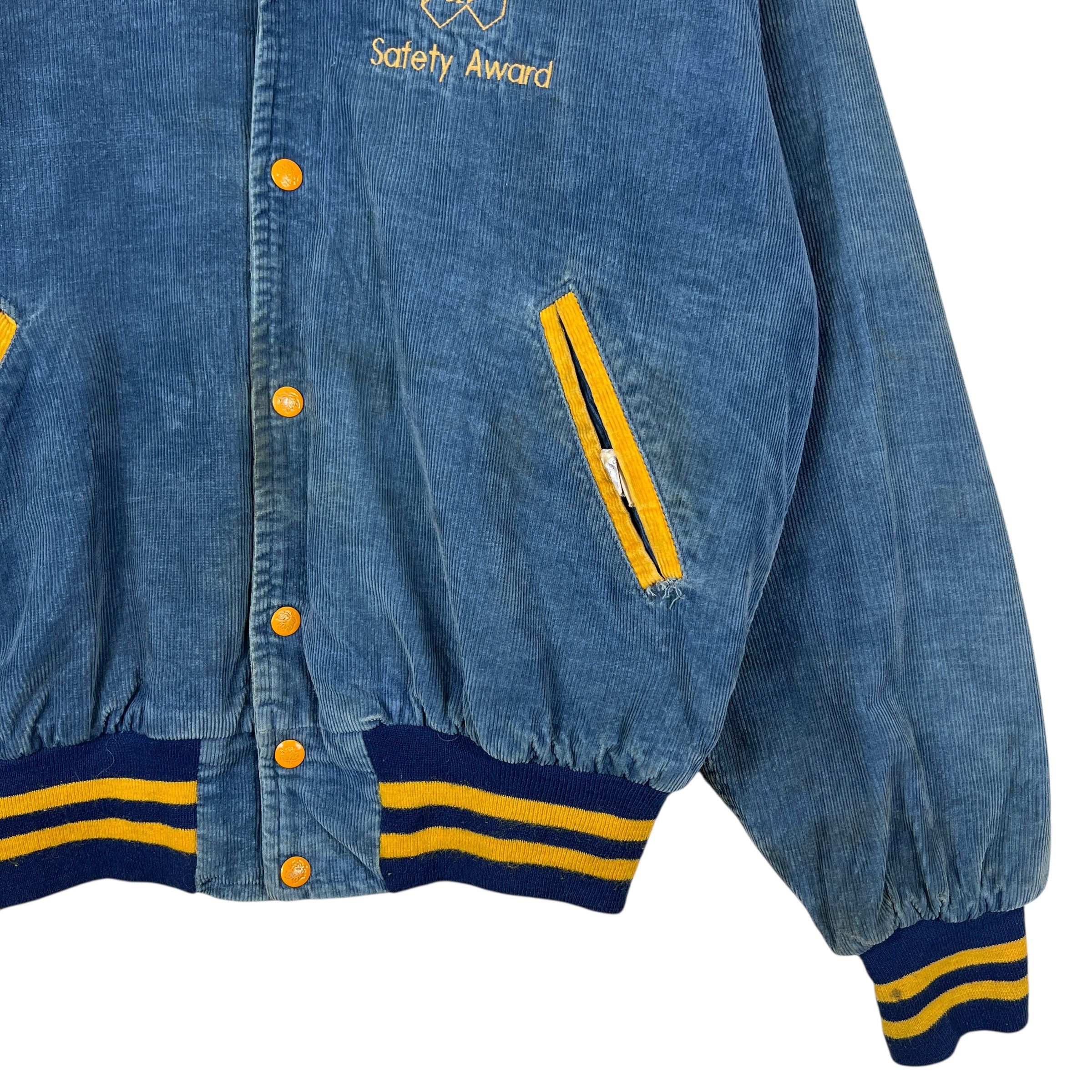 Vintage Vintage Maple Safety Award Corduroy Sport Bomber Jacket Size US M / EU 48-50 / 2 - 5 Thumbnail