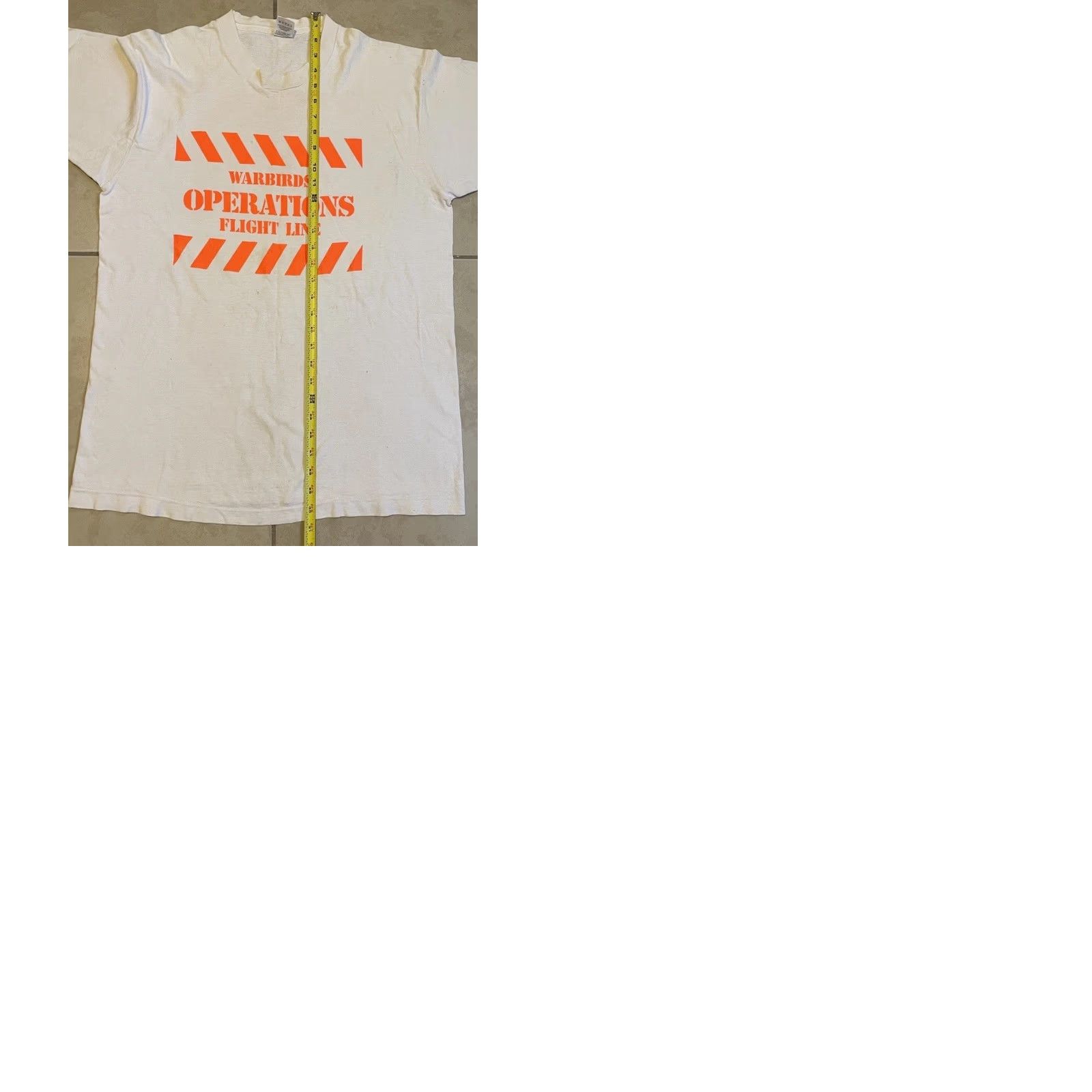 Vintage VINTAGE Warbirds Operation Flight Line Faded Shirt L White Military Biker Grunge 80s 60s 70s USA Navy Marines Usmc Vintage Shirt Mens Size US L / EU 52-54 / 3 - 12 Thumbnail