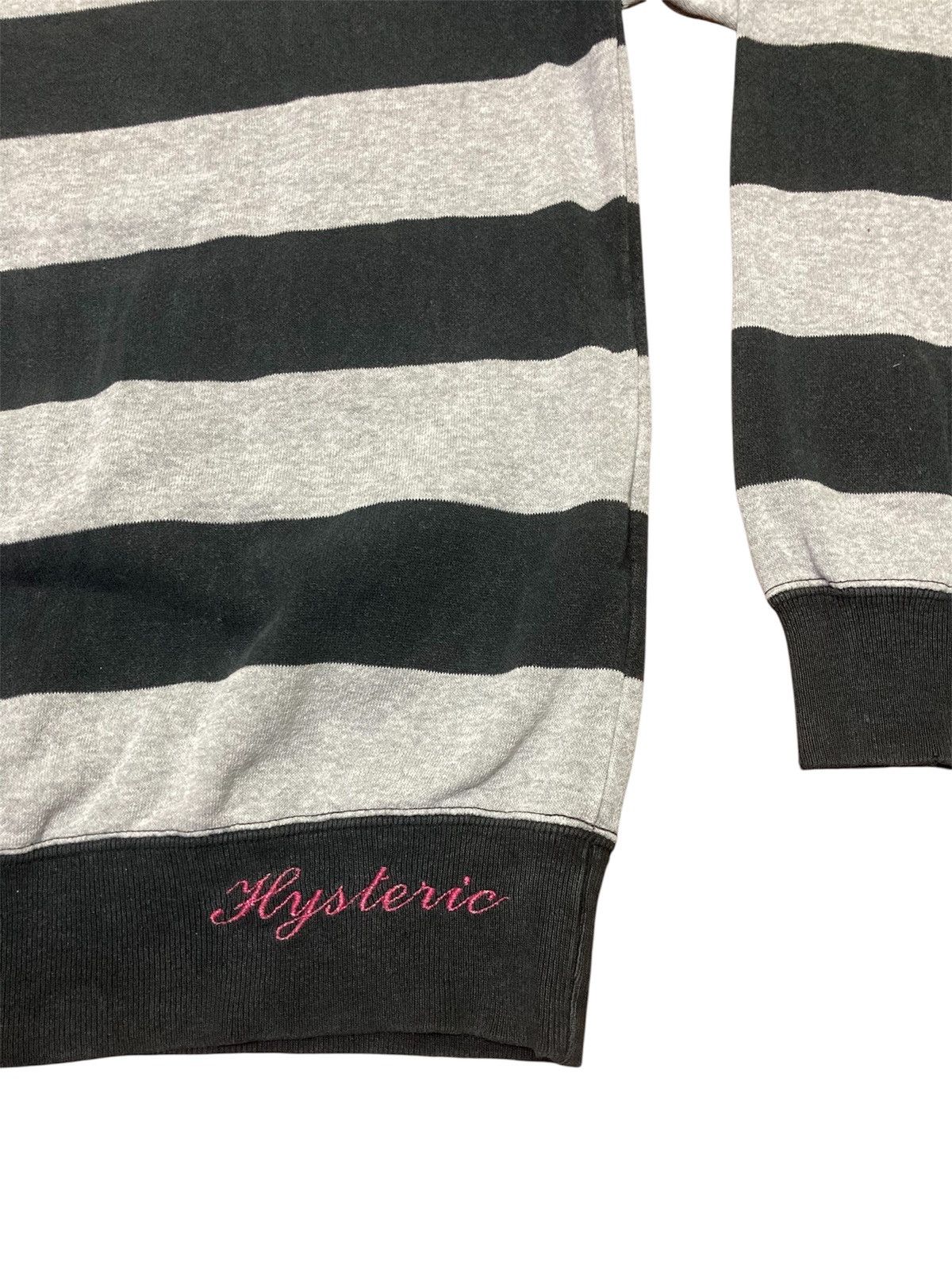 Hysteric Glamour Vintage Hysteric Glamour Wide-Neck Stripes Sweatshirt Size M / US 6-8 / IT 42-44 - 3 Thumbnail