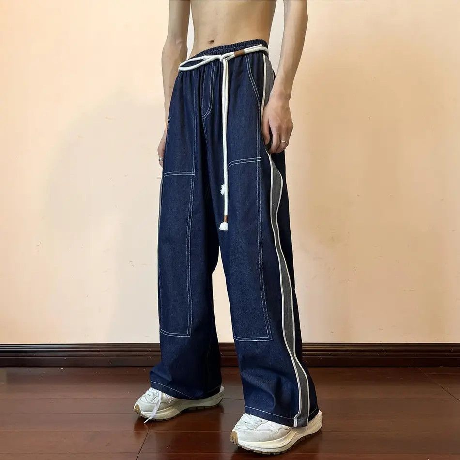 Japanese Brand × Jean Loose straight leg high street jeans Size US 32 / EU 48 - 2 Thumbnail