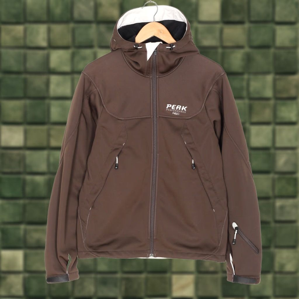 Peak Performance PEAK PERFORMANCE Soft Shell Hooded Jacket Men S Brown Breathable Windproof Jacket Size US S / EU 44-46 / 1 - 1 Thumbnail