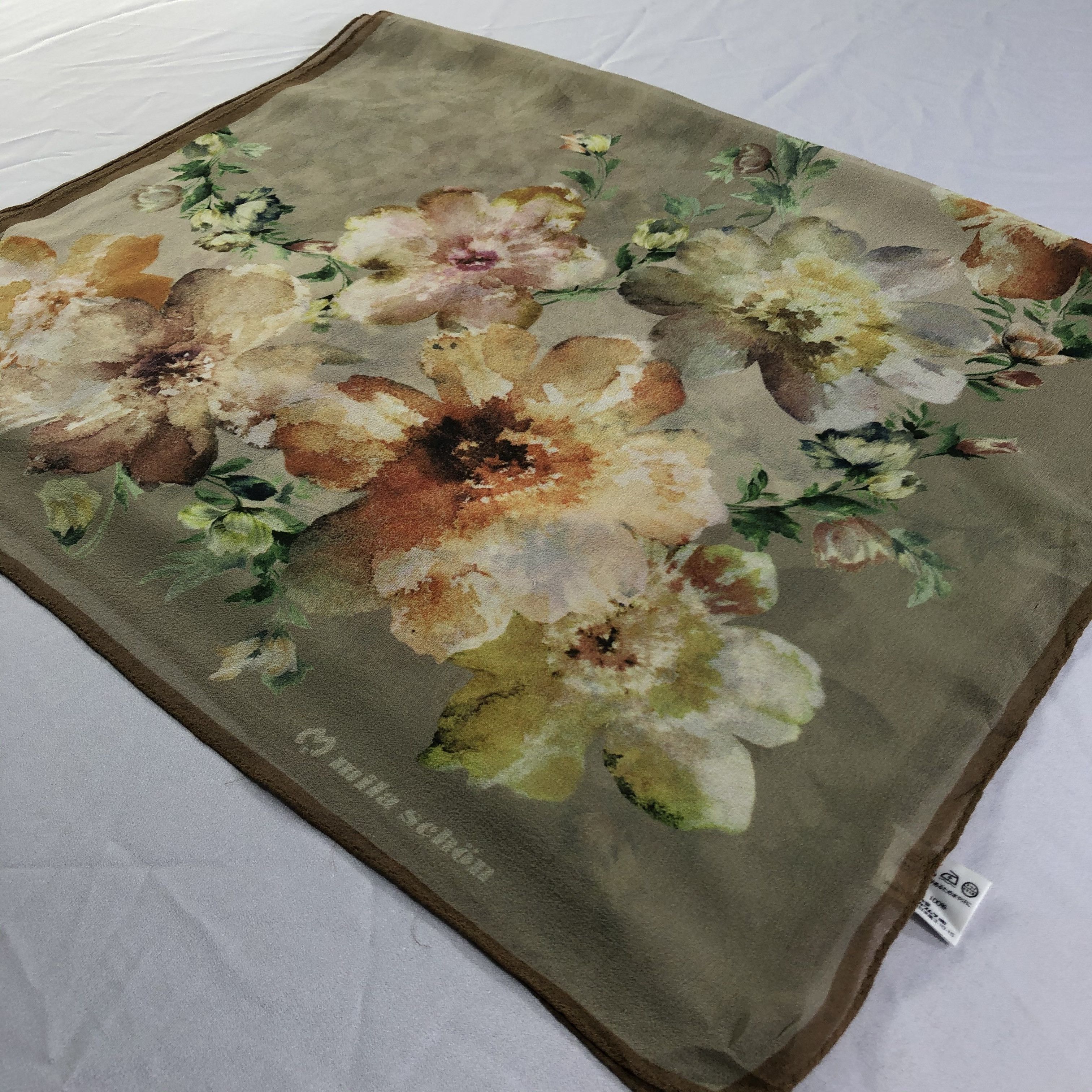 Mila Schon × Vintage Vintage Mila Schon Silk Scarf Size ONE SIZE - 3 Thumbnail