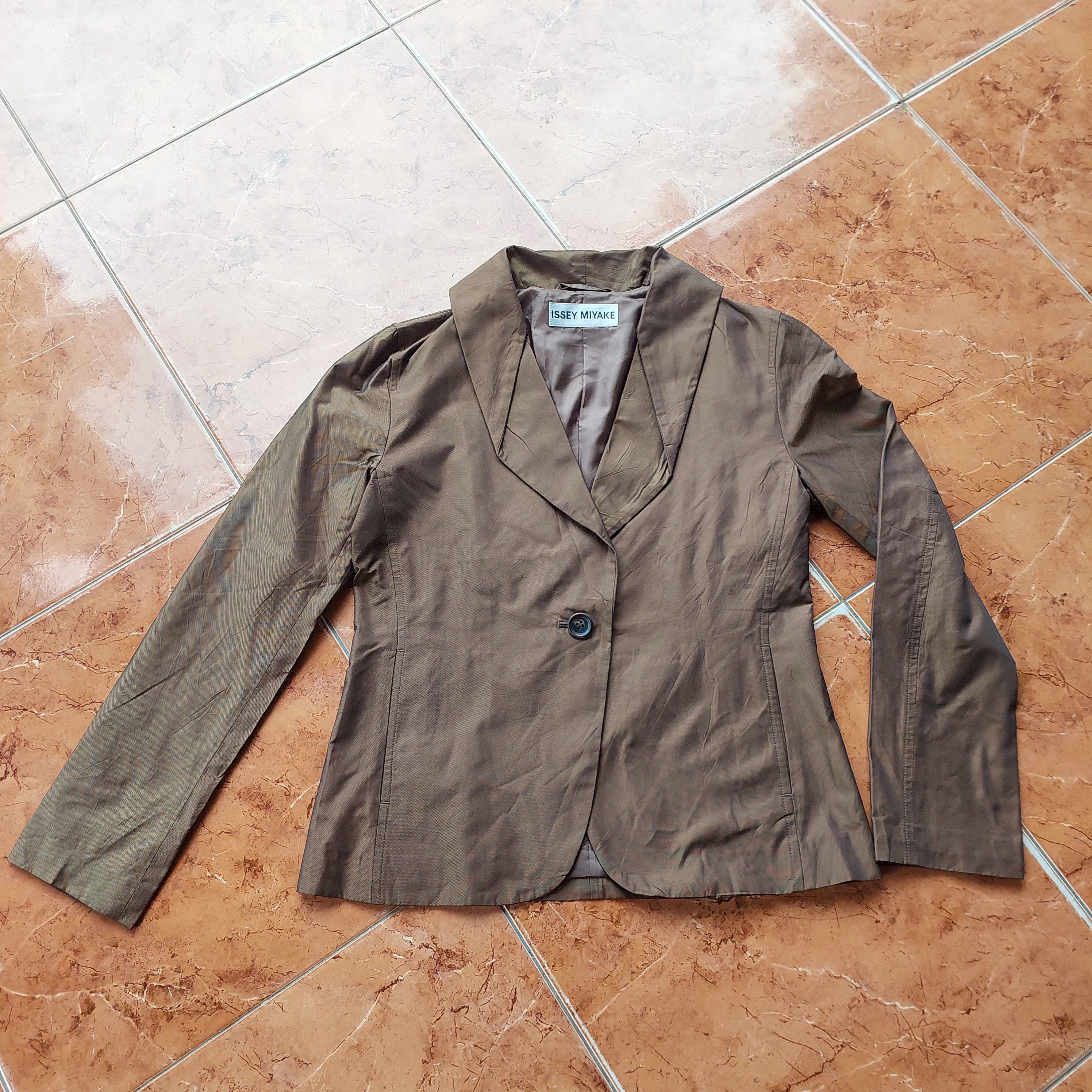 Issey Miyake Issey miyake brown blazer Size S / US 4 / IT 40 - 2 Thumbnail