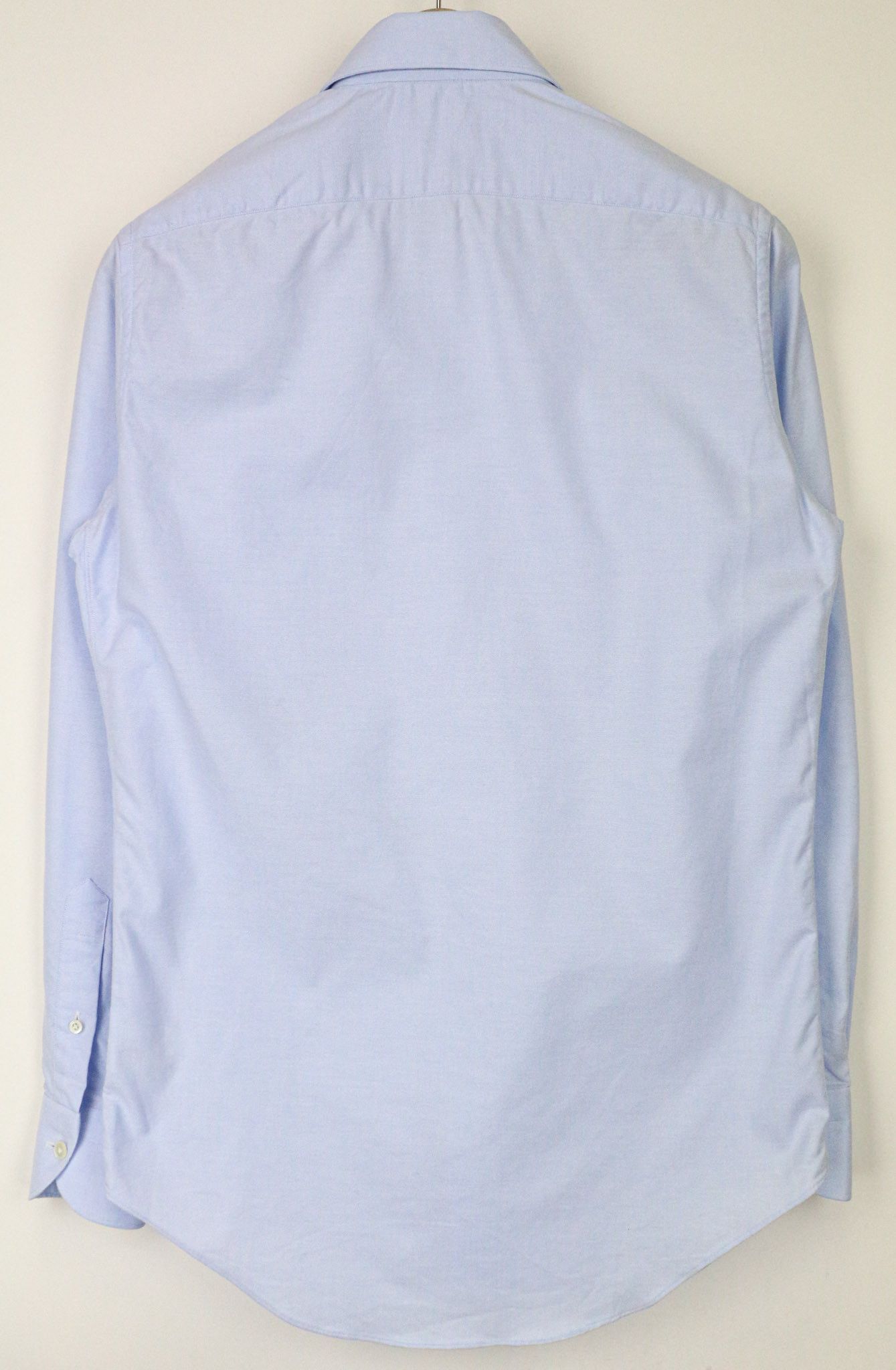 Suitsupply ~XS Slim Blue Cotton Cutaway Shirt 77158 Size US XS / EU 42 / 0 - 2 Thumbnail