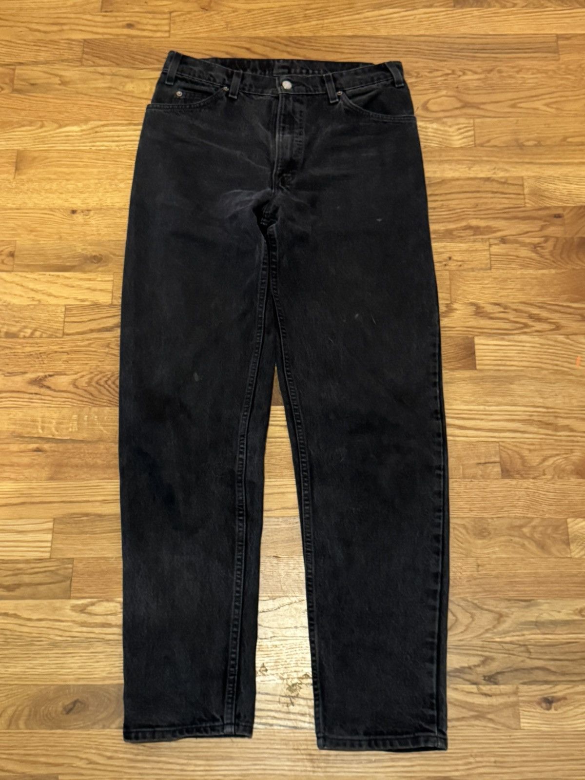 Levi's Vtg Made in USA Levi's 550 Black 31x32.5 Size US 31 - 1 Thumbnail