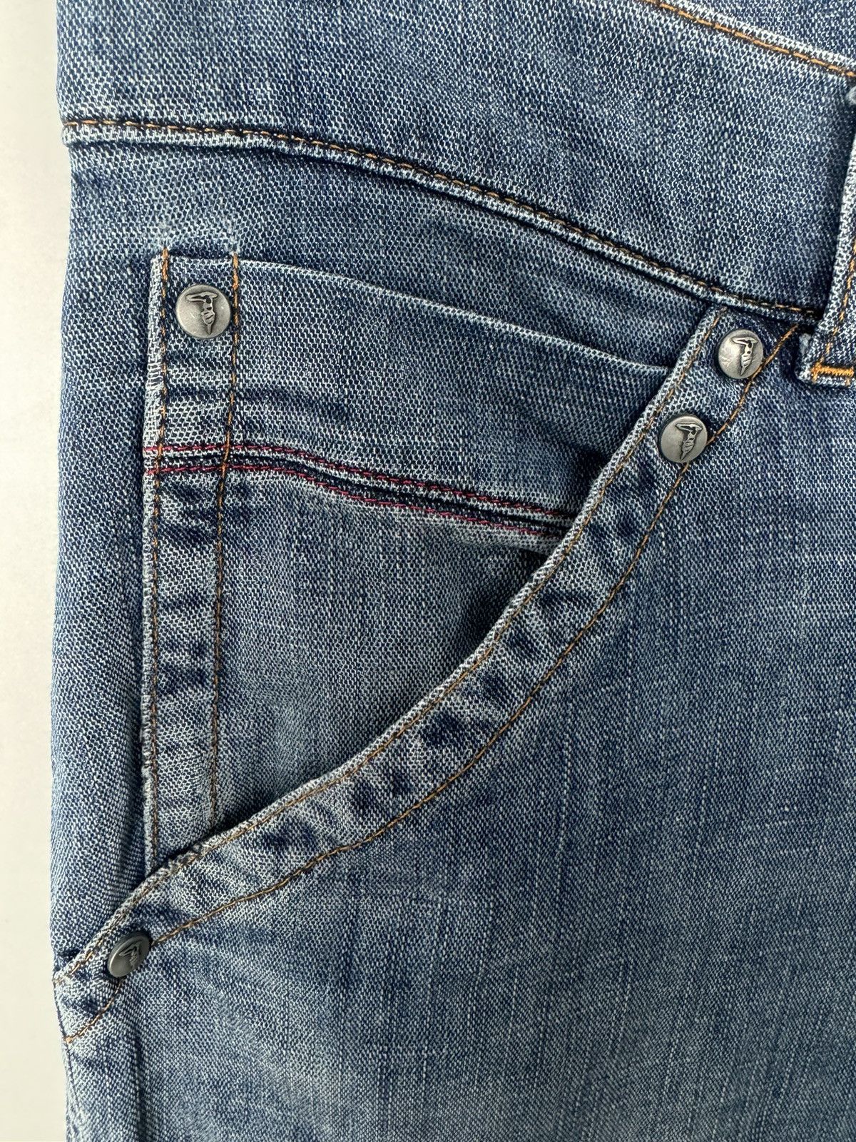 Designer Trussardi Denim Cotton Boot Pant Jeans Size US 34 / EU 50 - 10 Thumbnail