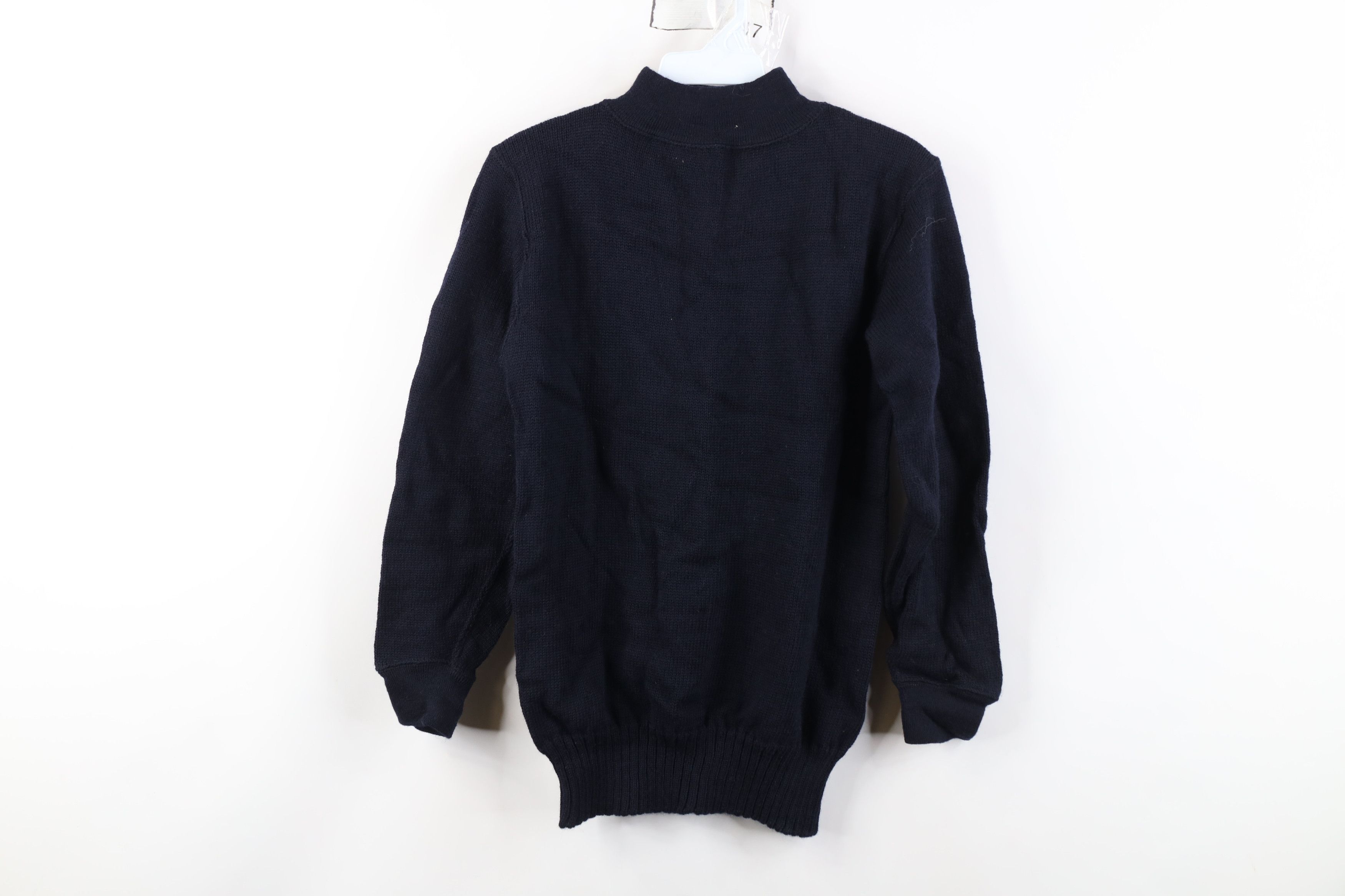 Vintage Vintage 60s Vietnam War United States Navy Deck USN Sweater Size M / US 6-8 / IT 42-44 - 1 Thumbnail