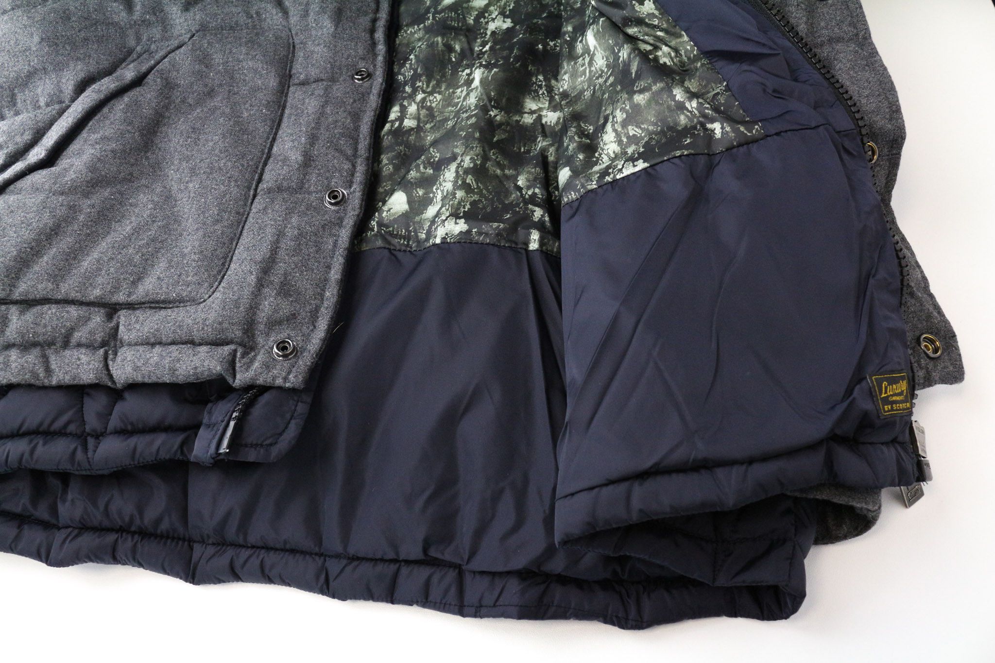 Scotch & Soda AMS COUTURE XL Wool Blend 2in1 Hooded Jacket 74301 Size US XL / EU 56 / 4 - 8 Thumbnail