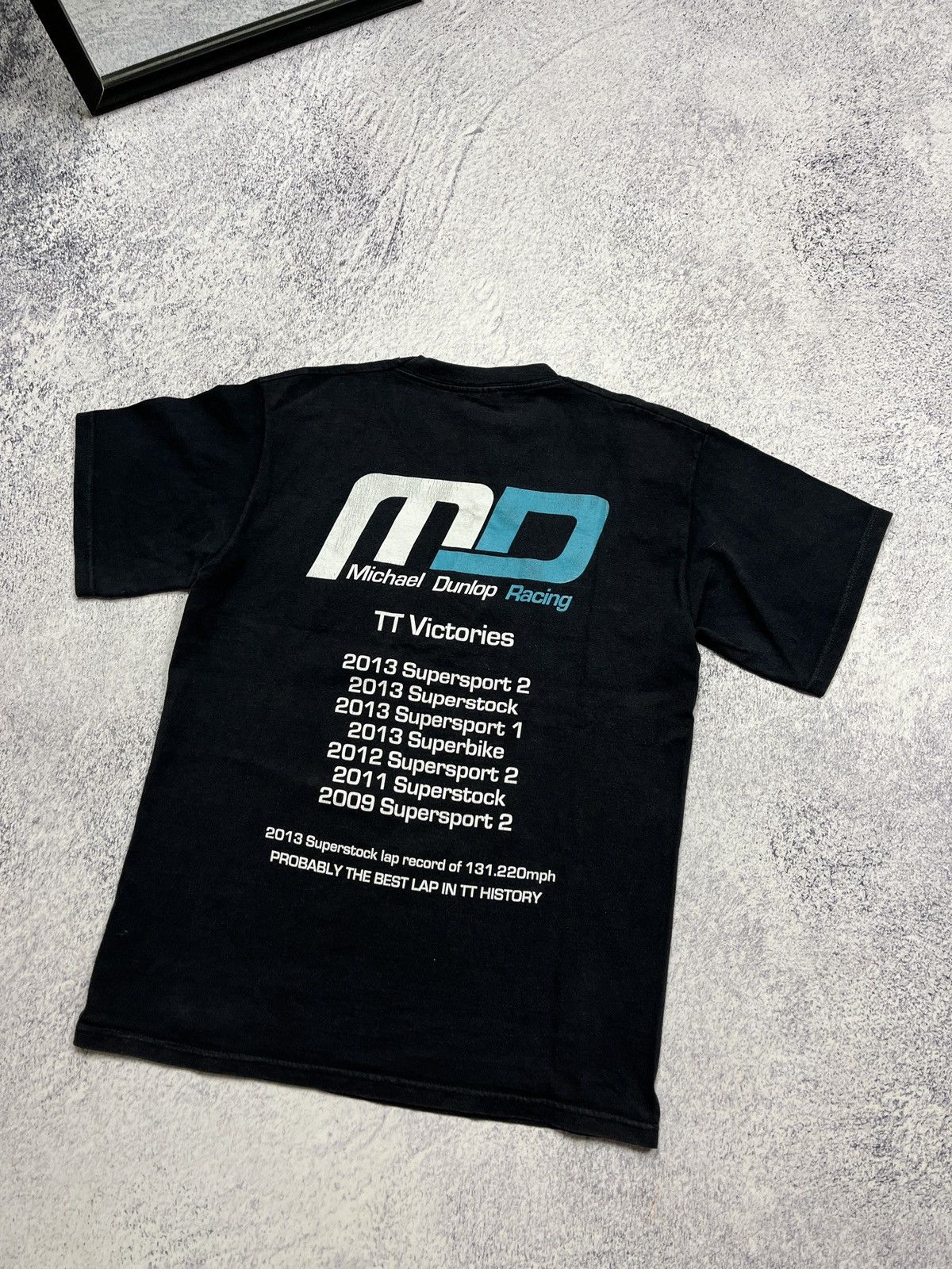 Vintage Vintage MD Racing TT Michael Dunlop Motorcycle T shirt Tee Size US S / EU 44-46 / 1 - 10 Thumbnail