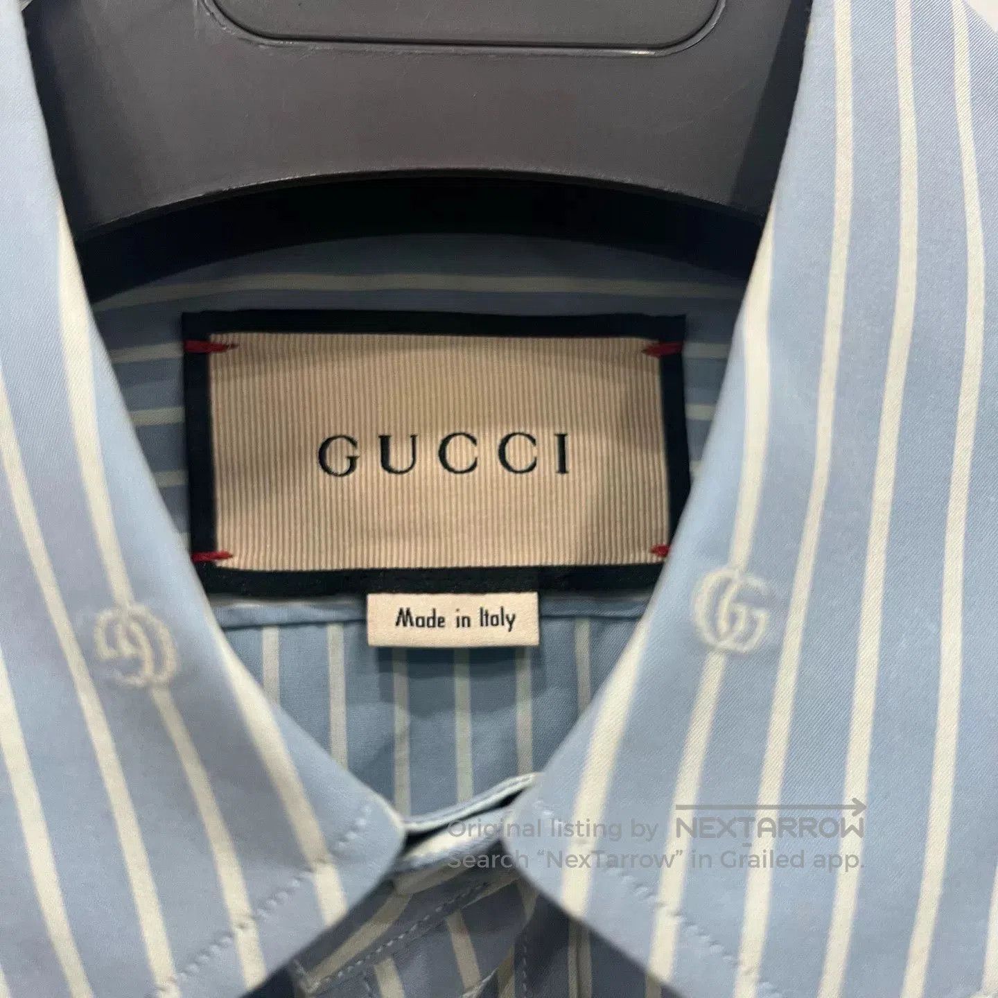 Gucci Gucci Blue Logo Striped Long. Size US S / EU 44-46 / 1 - 4 Thumbnail