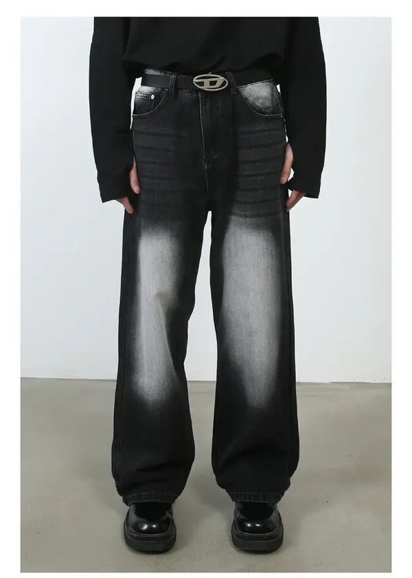 Japanese Brand Kimaya x Rika Vintage washed trendy all-match casual jeans Size US 32 / EU 48 - 1 Thumbnail
