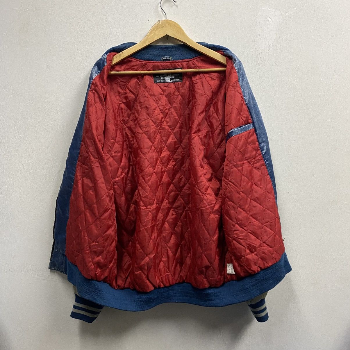 Japanese Brand Rare!! JUNGLE STORM Japan Sukajan Fukuoka Dragon Jacket Size US XXL / EU 58 / 5 - 3 Thumbnail