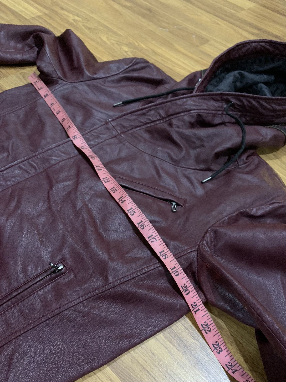 Katharine Hamnett London KATHARINE HAMNETT LONDON BLOUSON BIKER LEATHER JACKET Size US M / EU 48-50 / 2 - 5 Thumbnail