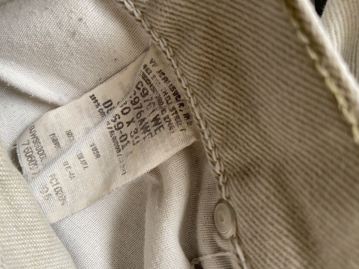 Vintage × Wrangler Wrangler off white denim made in USA Size US 29 - 5 Thumbnail