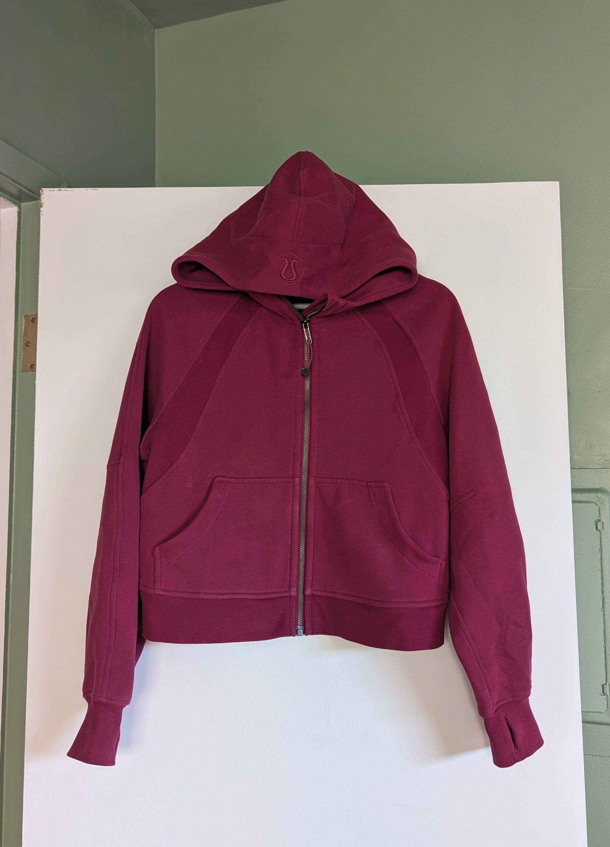 Lululemon XS/S Lululemon Scuba Oversized Hoodie Pomegranate Sweatshirt Size XS / US 0-2 / IT 36-38 - 3 Thumbnail