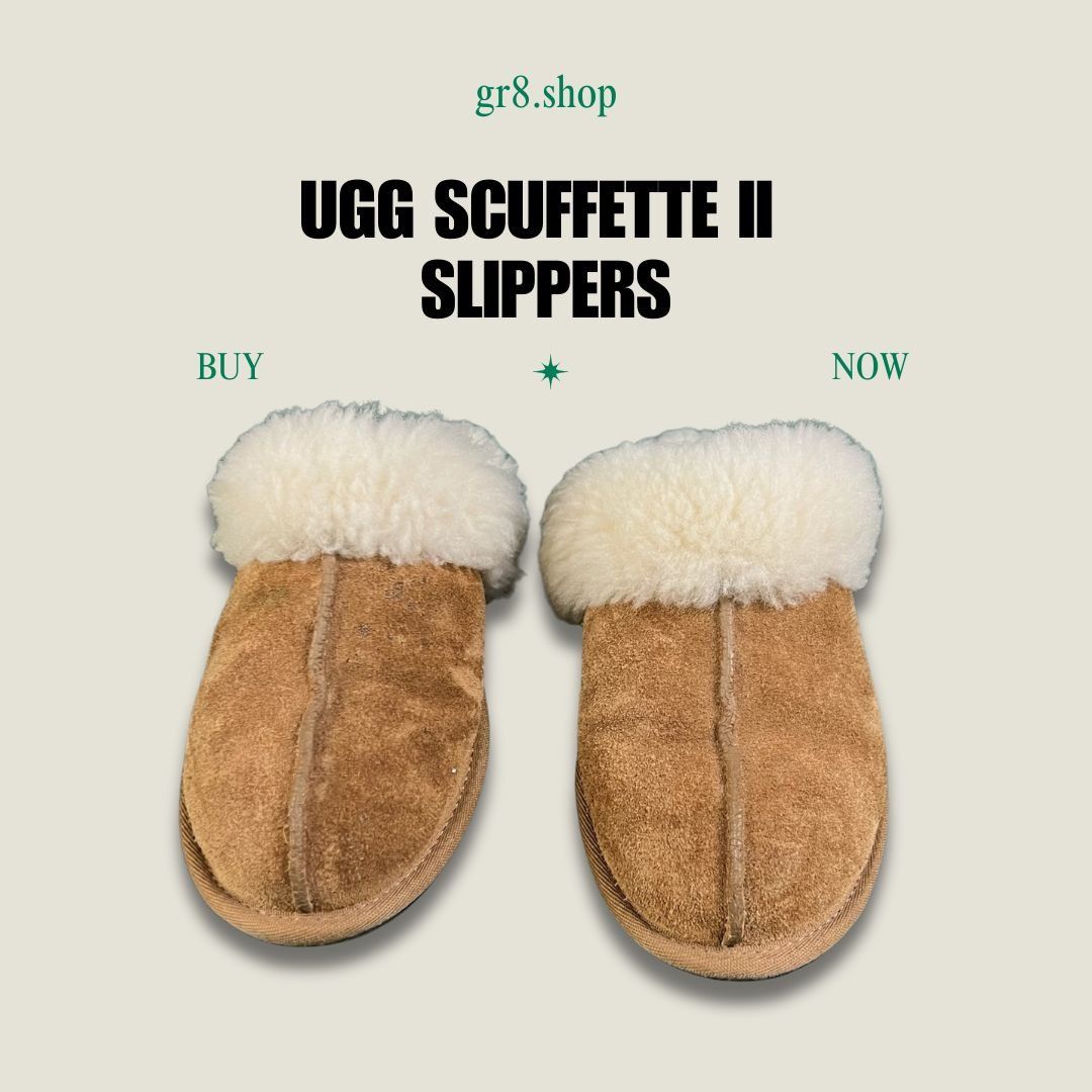 Ugg UGG Scuffette Ii Cozy Sheepskin Suede Home Slippers Chestnut Size US 6 / IT 36 - 1 Thumbnail