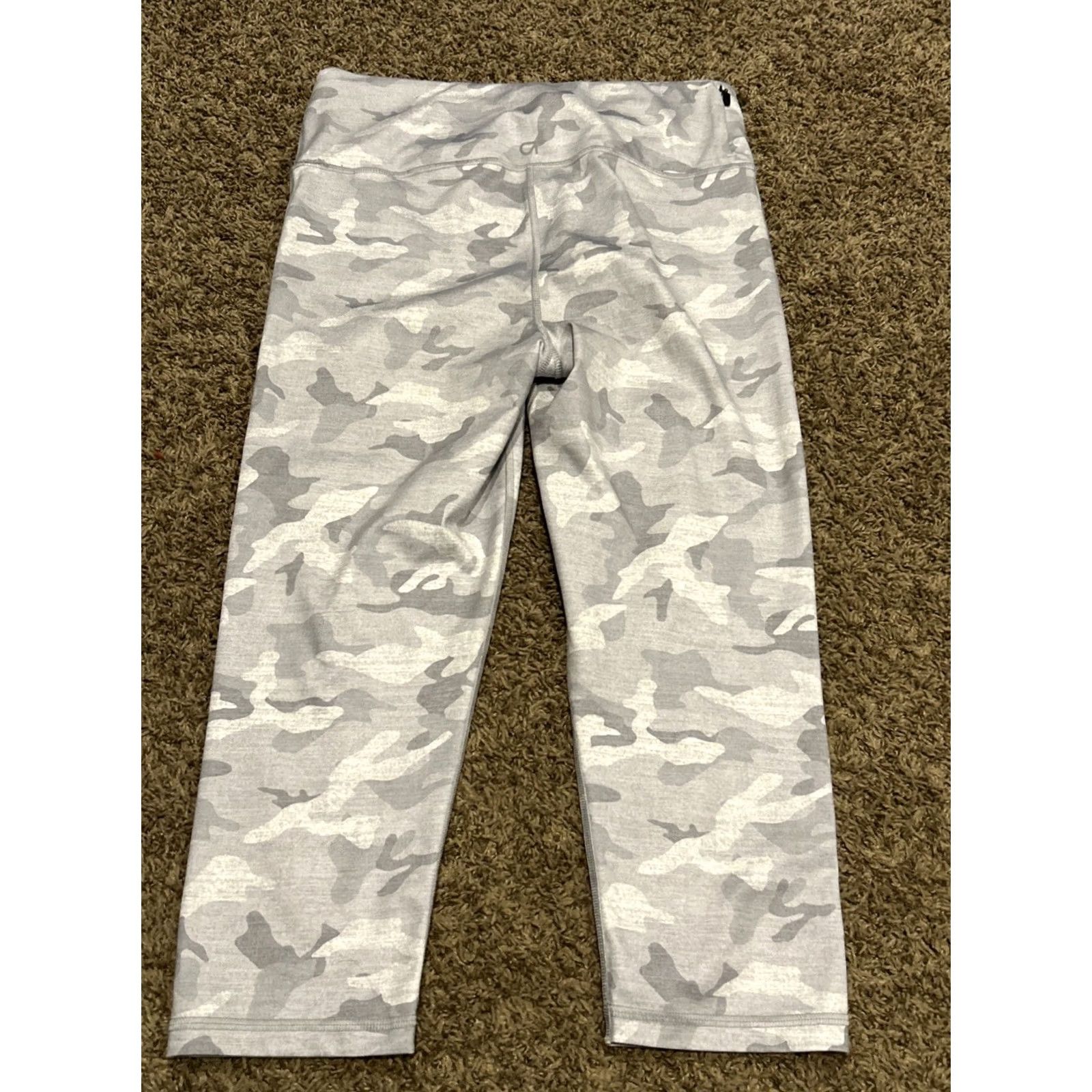 Gap VINTAGE Gap Fit Eclipse Women’s M Gray Camp Capris Stretch A24 Size ONE SIZE - 3 Thumbnail