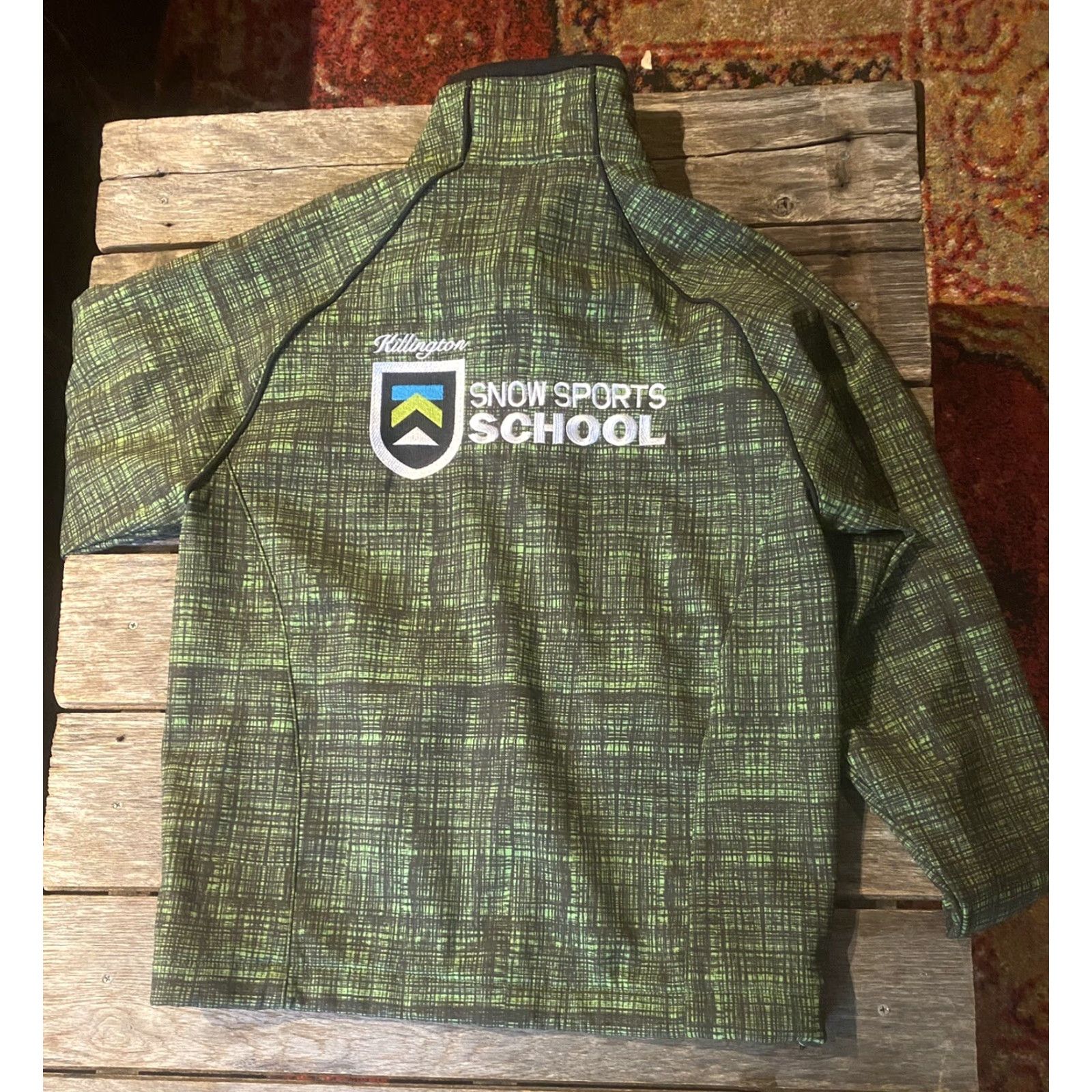 Avalanche Vermont Womens XS Killington Ski Schhool Winter Jacket Avalanche Green Plaid Mid-Length Jacket Womens XS Green Vermont Ski Winter Aviation? Size XS / US 0-2 / IT 36-38 - 2 Thumbnail