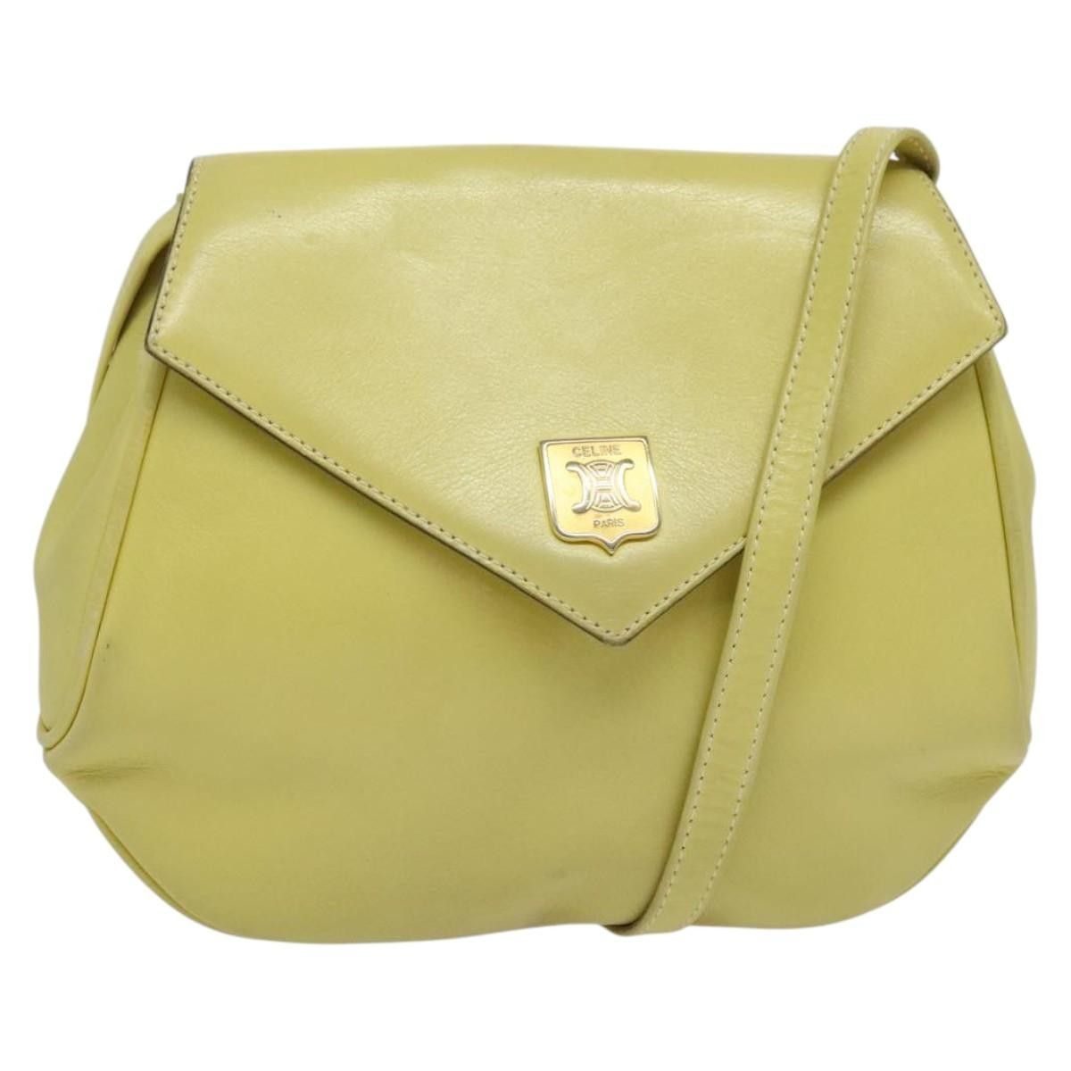 Celine Celine Flap Shoulder Bag Leather Size ONE SIZE - 1 Thumbnail