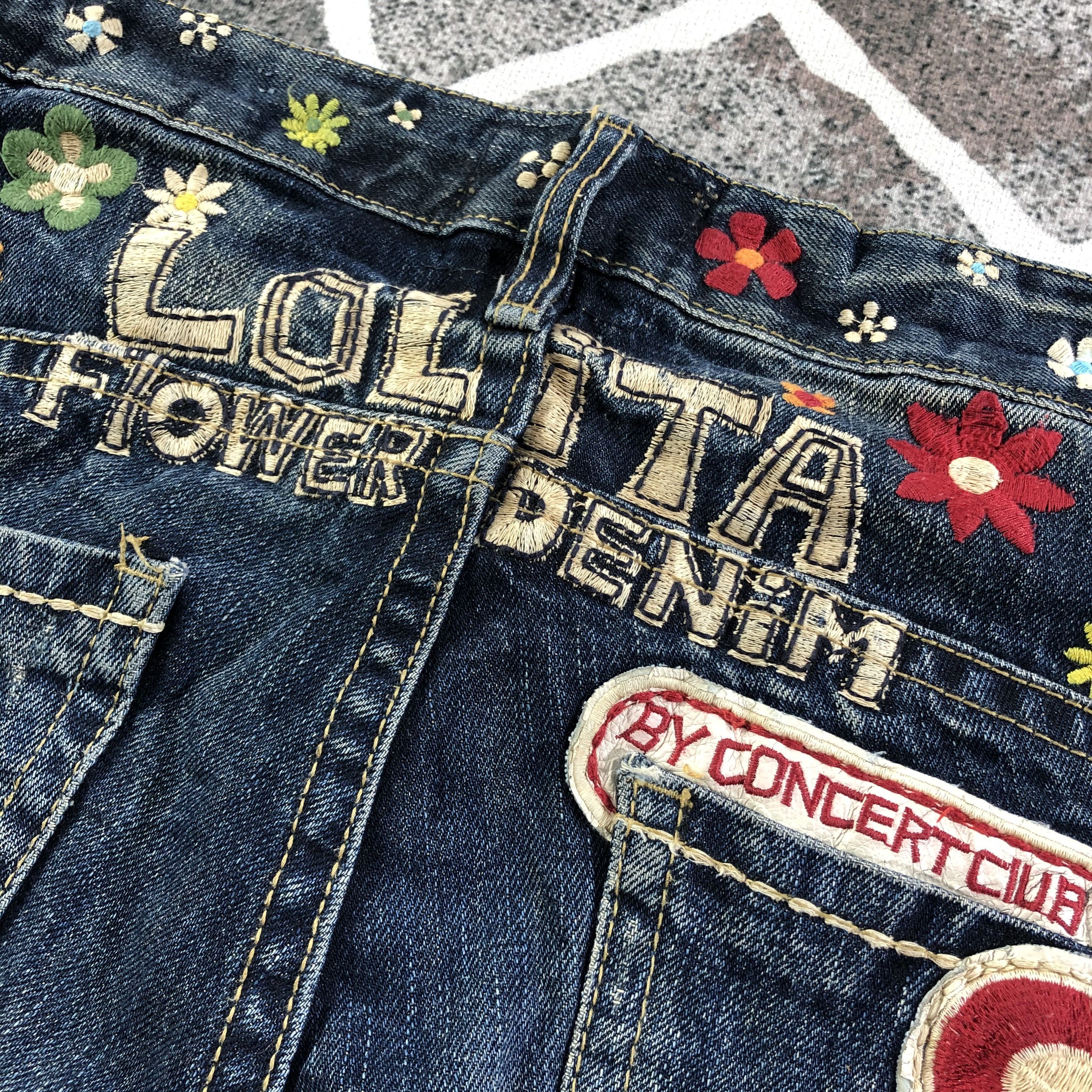 Japanese Brand Lolita Short Pants Jeans KJ1948 Size 33" - 5 Thumbnail