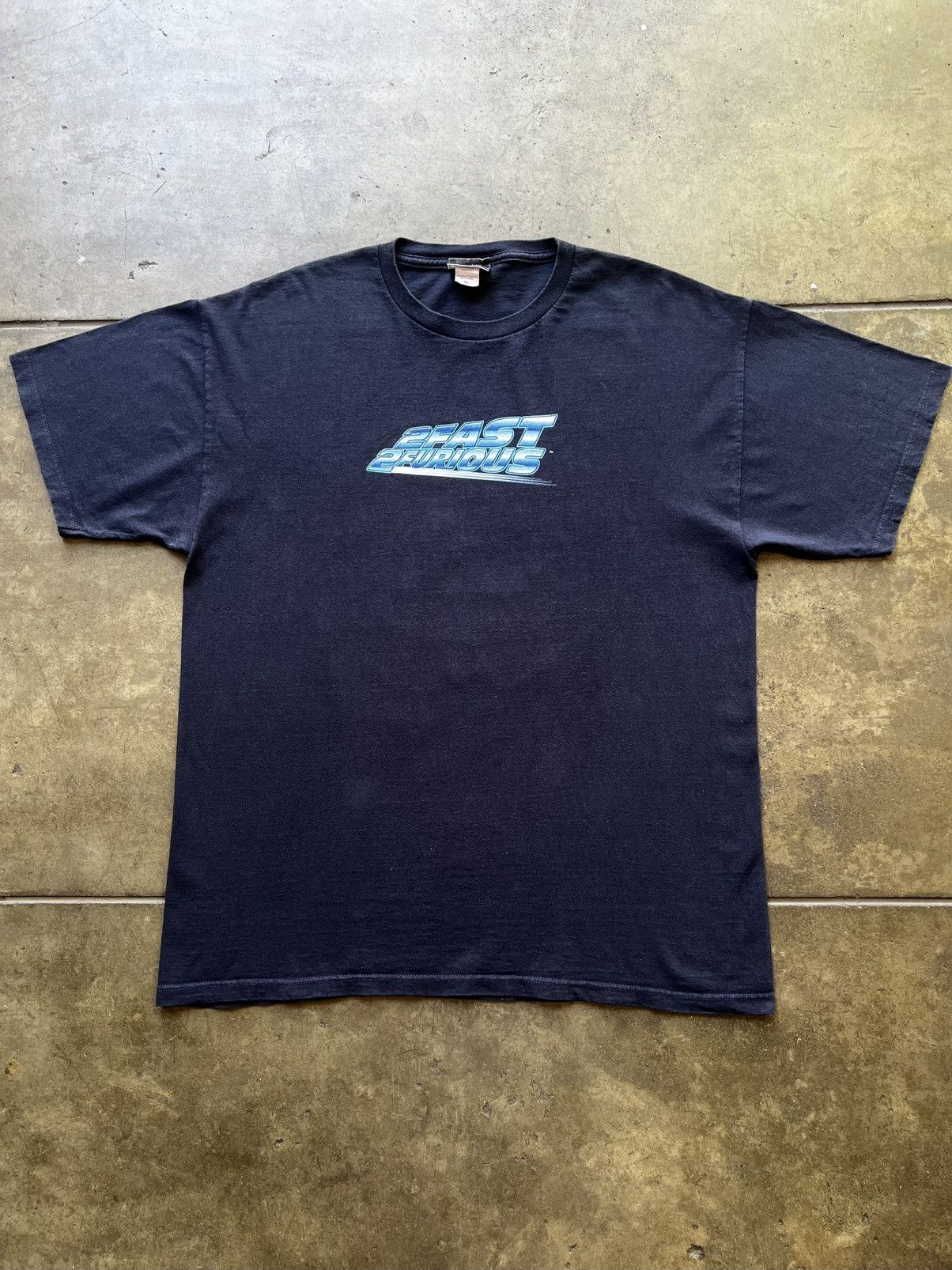 Vintage ‘00s 2 Fast 2 Furious Movie Promo Tee Shirt Car Dragg Boost Size US XL / EU 56 / 4 - 3 Thumbnail