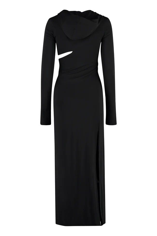 Versace o1y0226 Maxi Dress in Black Size M / US 6-8 / IT 42-44 - 2 Thumbnail
