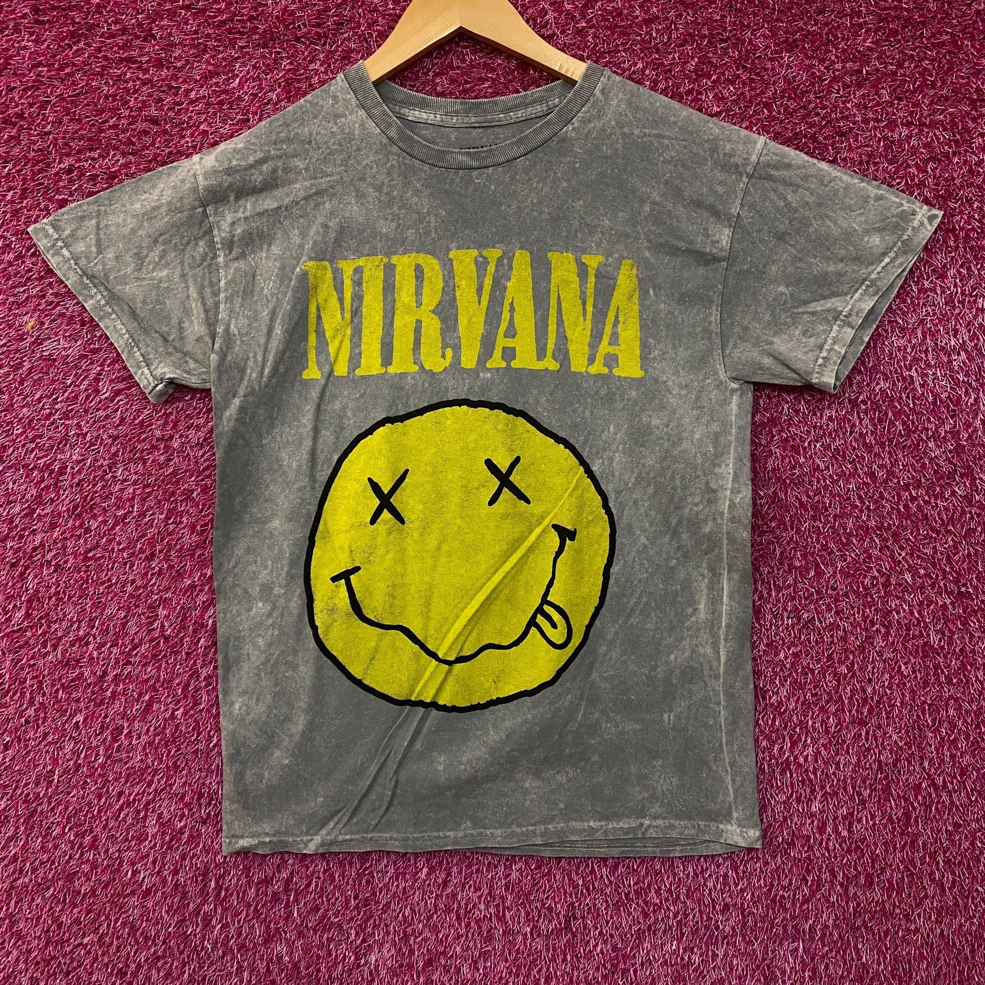 Nirvana Nirvana Nevermind Dead Smiley Graphic Grunge Band T-Shirt Me Size US M / EU 48-50 / 2 - 1 Thumbnail