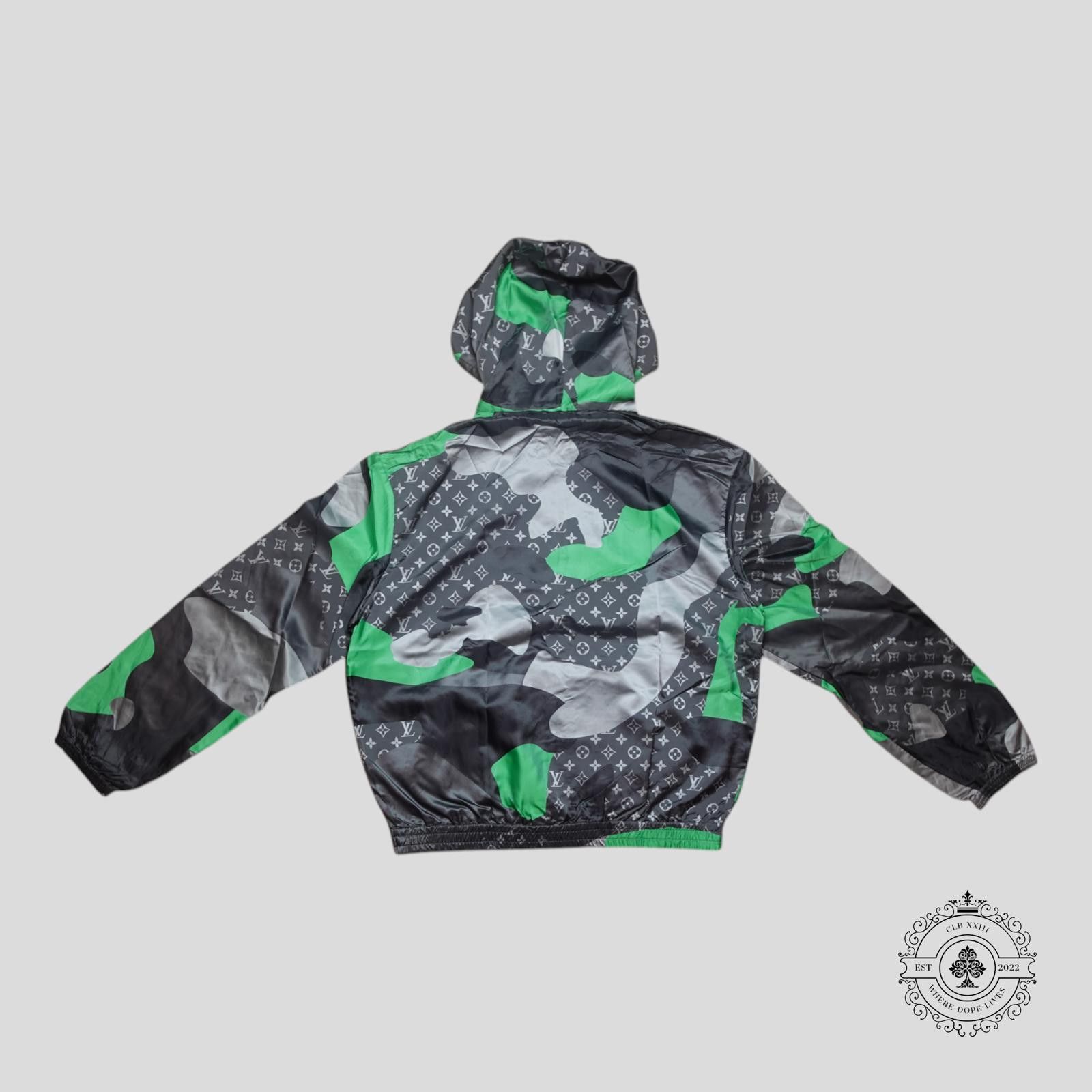 Louis Vuitton Louis Vuitton Patchwork Portrait Hooded Blouson in Grey Size US L / EU 52-54 / 3 - 2 Thumbnail