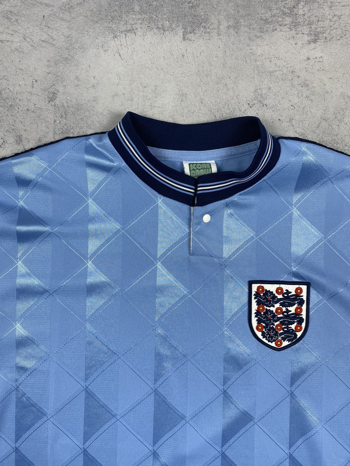 Other ENGLAND TEAM 1987/1989 2023 JERSEY THIRD SCORE DRAW REMAKE Size US L / EU 52-54 / 3 - 6 Thumbnail