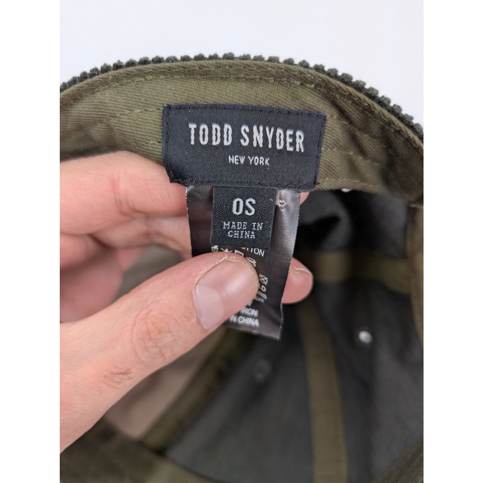Todd Snyder o1rshd1 CC20 Size: OS / strap back Cap / hat in Green Size ONE SIZE - 12 Thumbnail